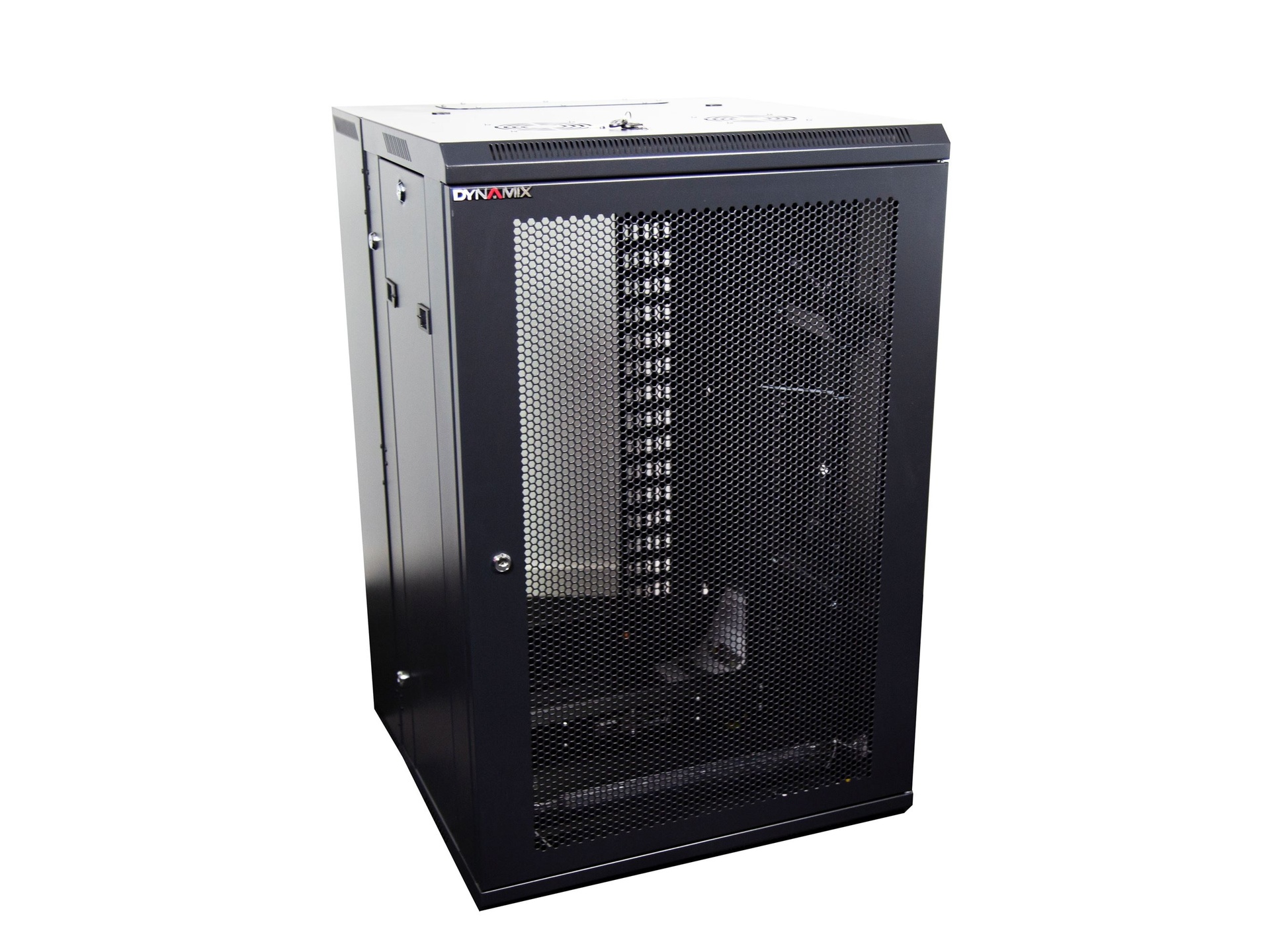 DYNAMIX RDME18 18RU 700mm Deep Universal Swing Frame Cabinet