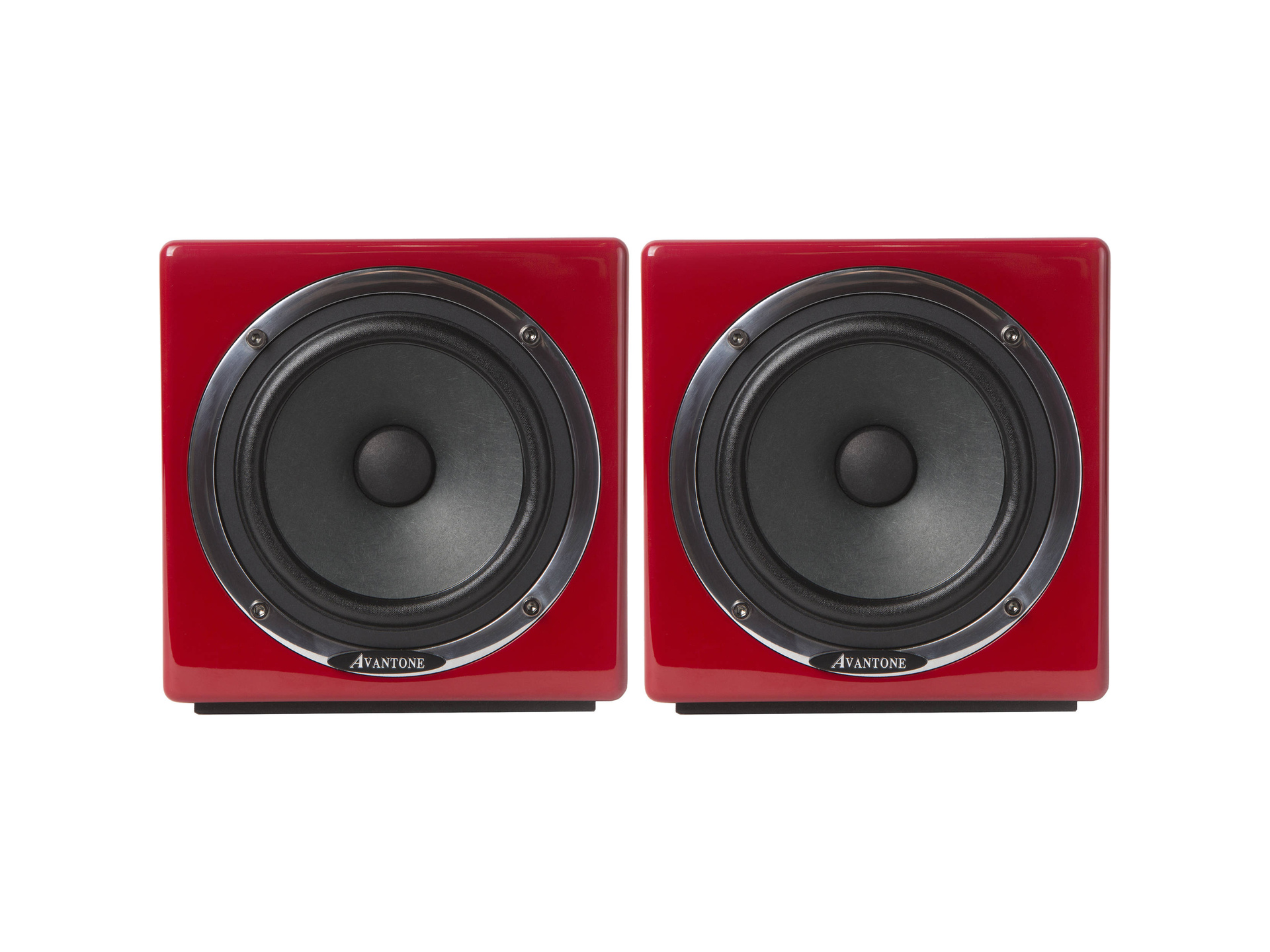 Avantone Pro Active MixCube Powered Full-Range Mini Reference Monitors (Pair, Red)