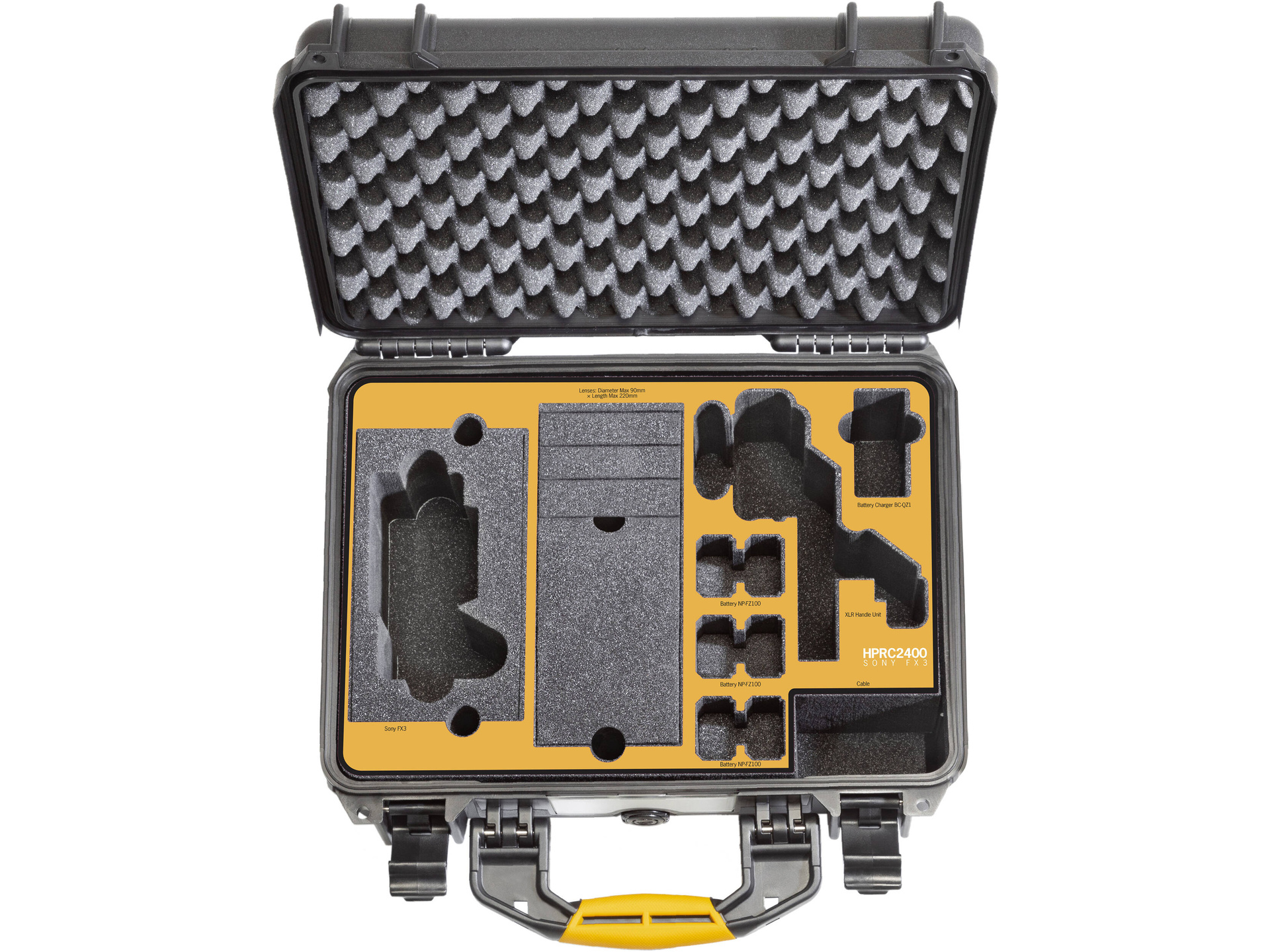 HPRC 2400 Hard Case for Sony FX3 Cinema Line