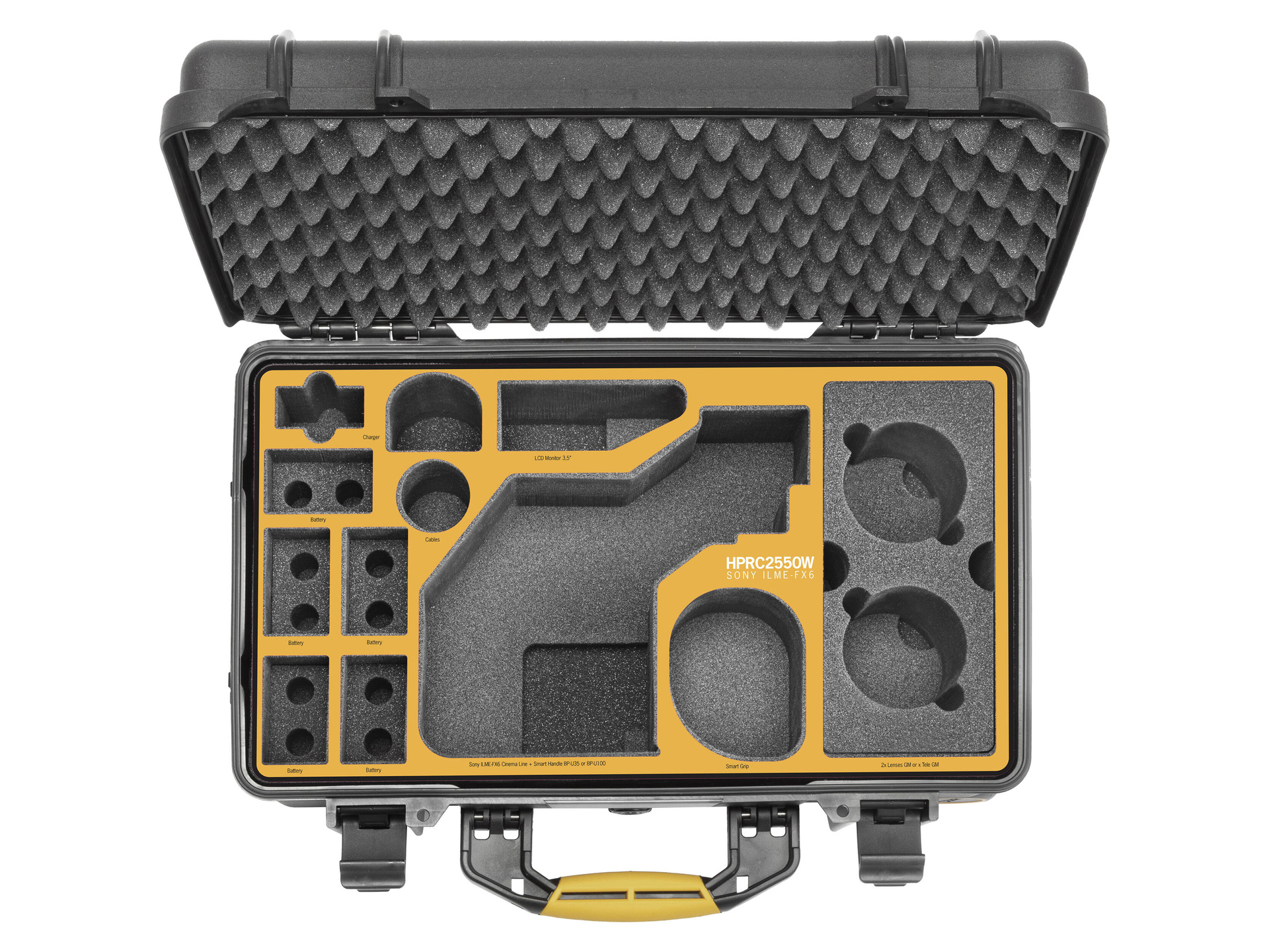 HPRC 2550W Wheeled Hard Case for Sony FX6 Camera