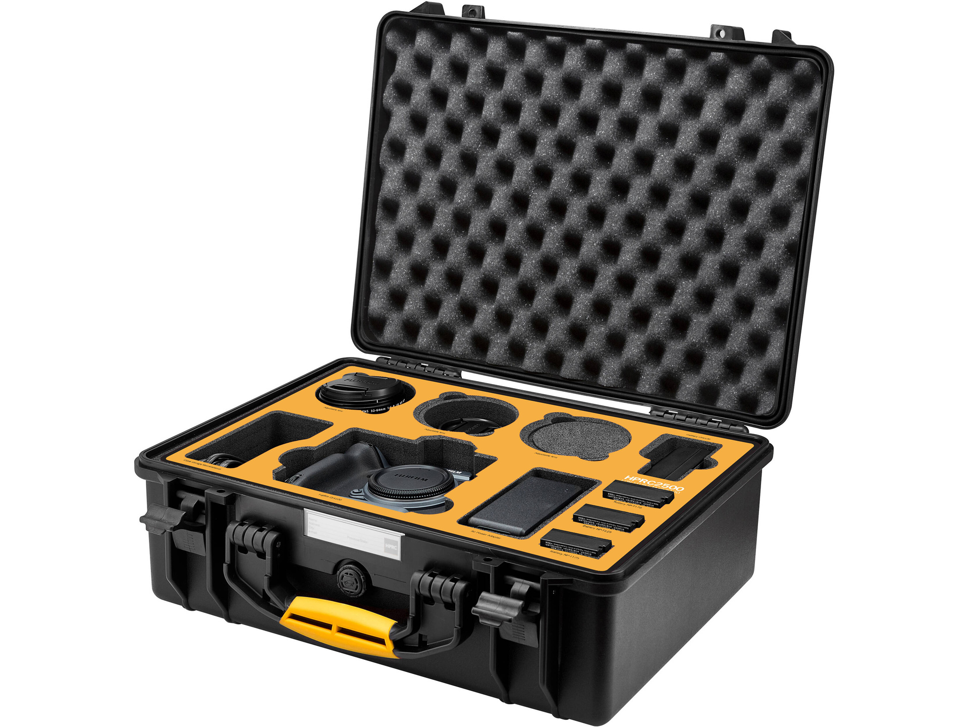HPRC Hard Case with Foam Insert for FujiFilm GFX100 (Black)