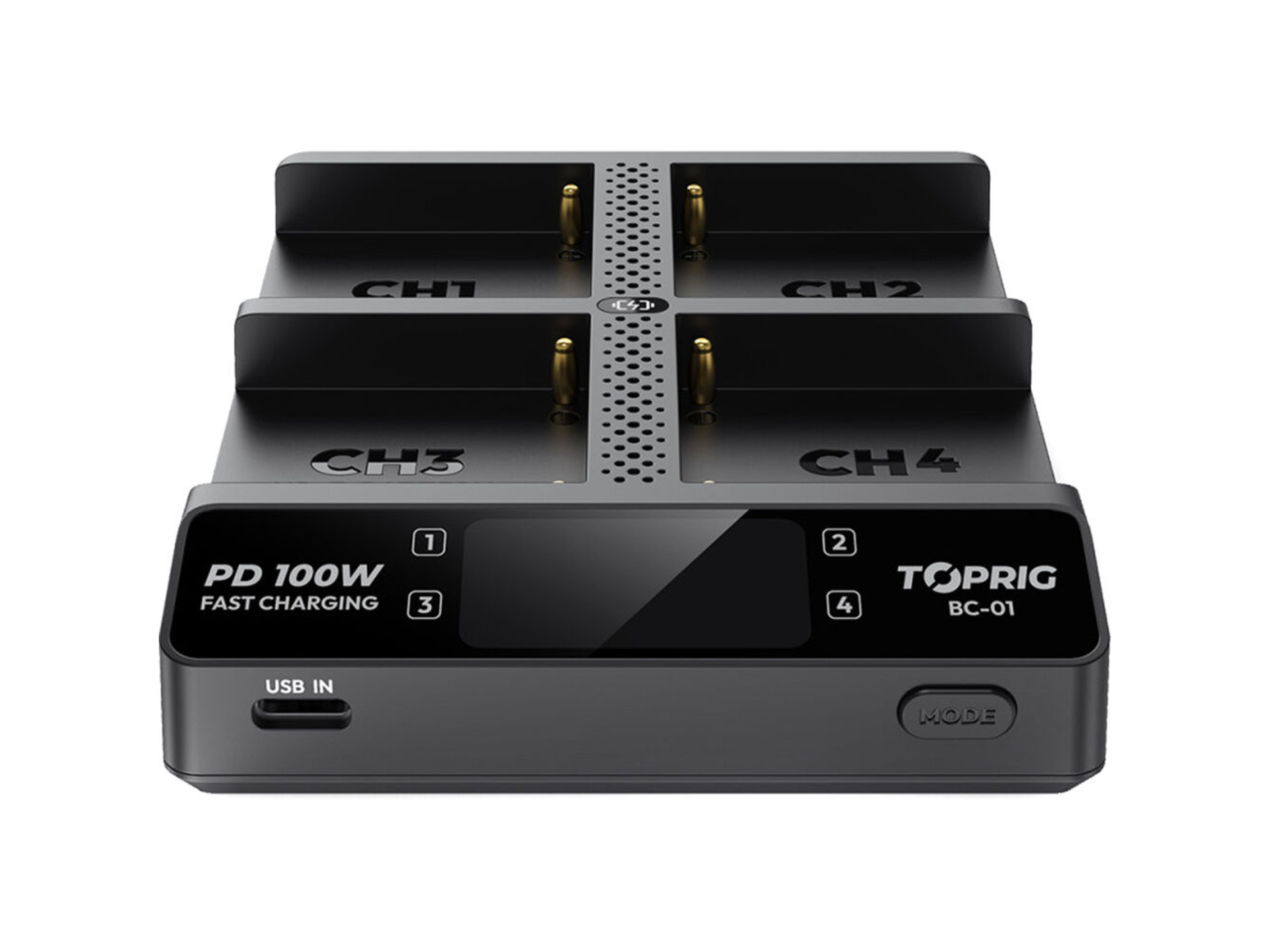 Accsoon TOPRIG 100W 4-Bay L-Series/NP-F Fast Charger