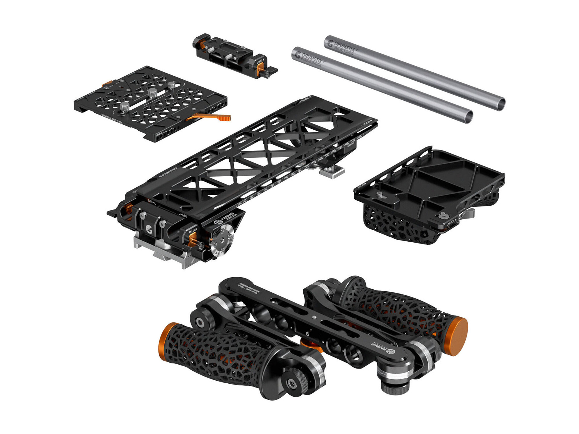 Bright Tangerine KASBAH Atman Shoulder Rig Narrow VCT-14 Kit