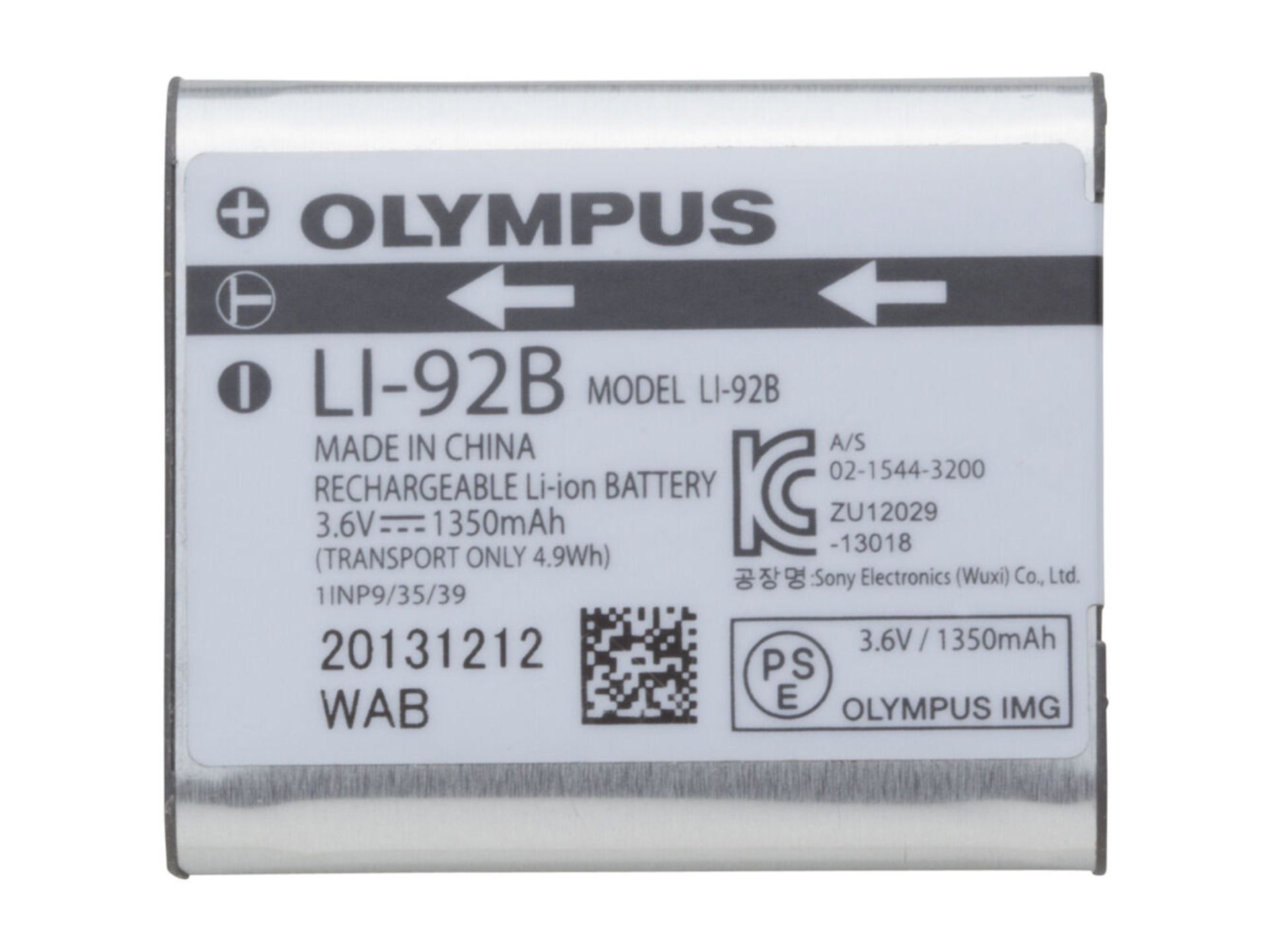 OM System LI-92B Rechargeable Lithium-Ion Battery