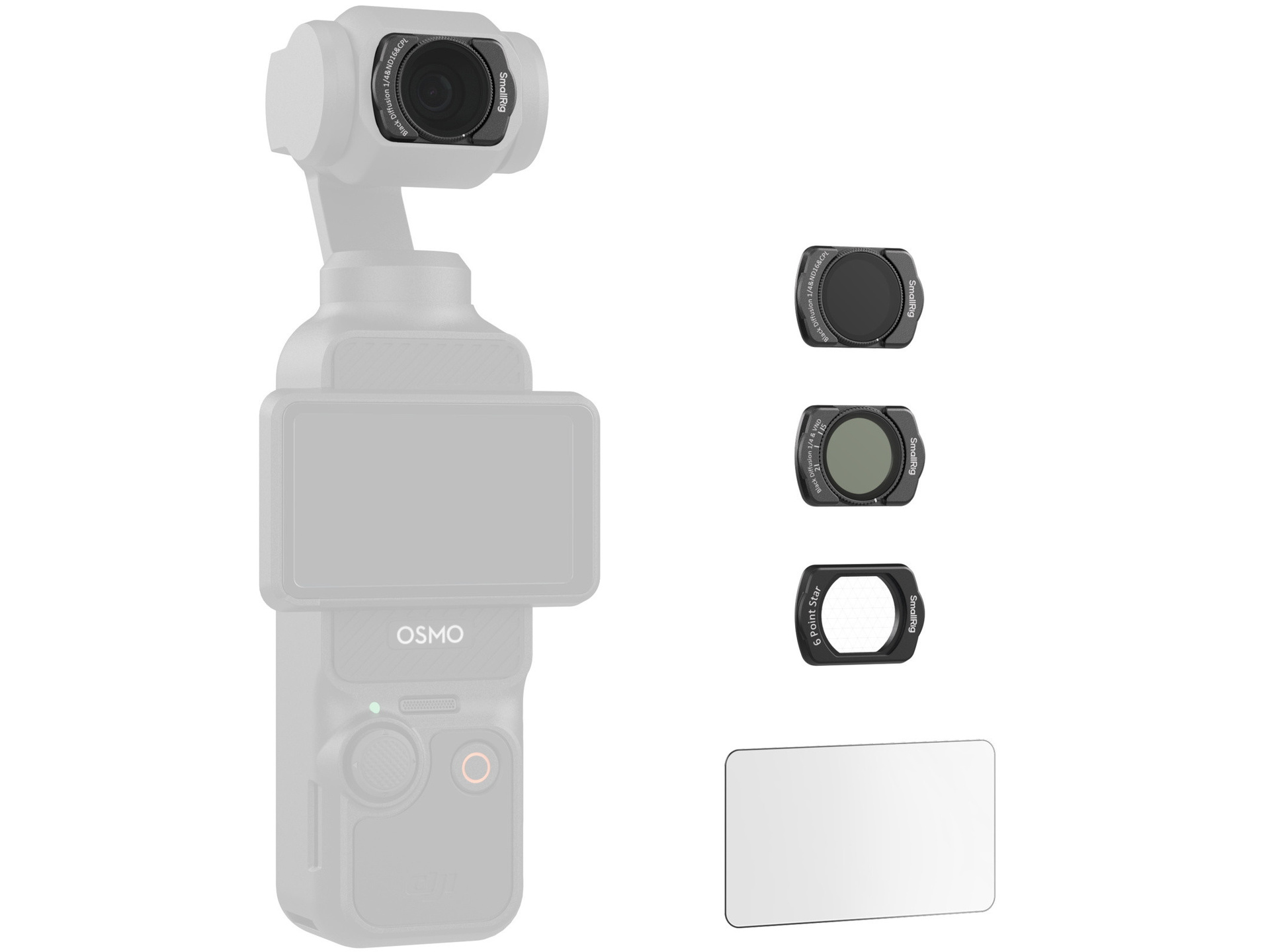 SmallRig 5122 Multifunctional Filter Kit for DJI Osmo Pocket 3/4