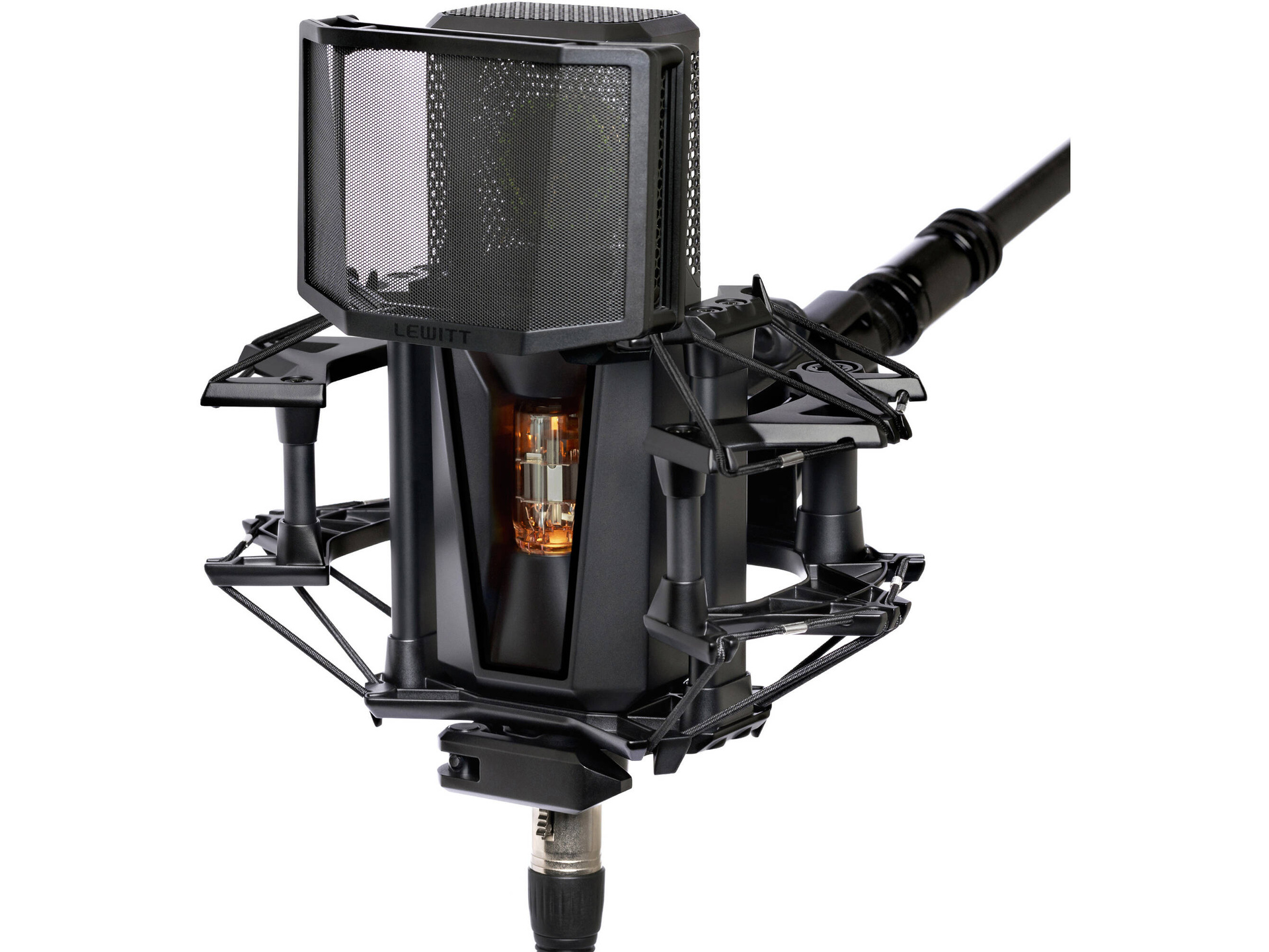 Lewitt PURE TUBE Studio Set Cardioid Tube Microphone with Shockmount & Pop Filter