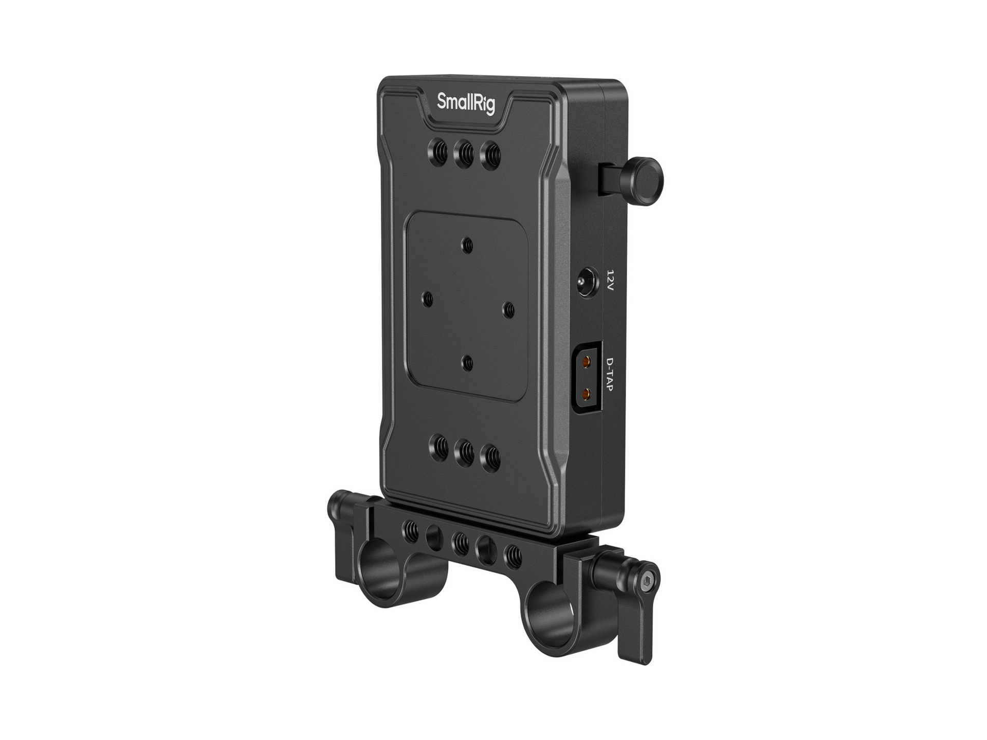 SmallRig 3498B V Mount Battery Adapter Plate (Basic Version) with Dual Rod Clamp