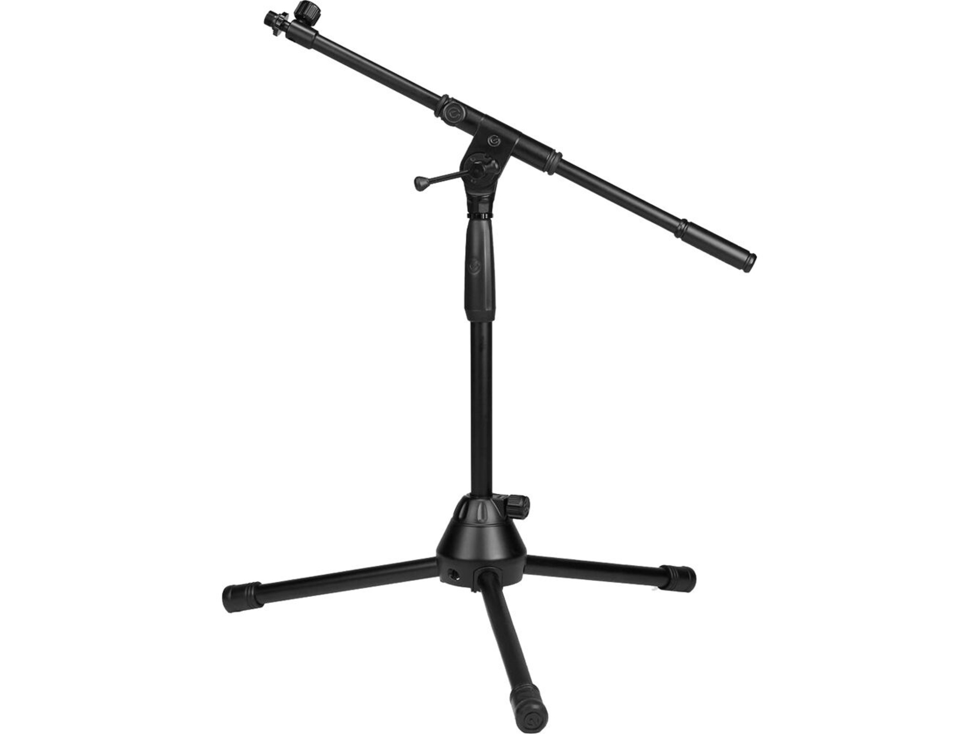Gravity Touring Series Short Tripod Mic Stand with Two-Point Telescopic Boom