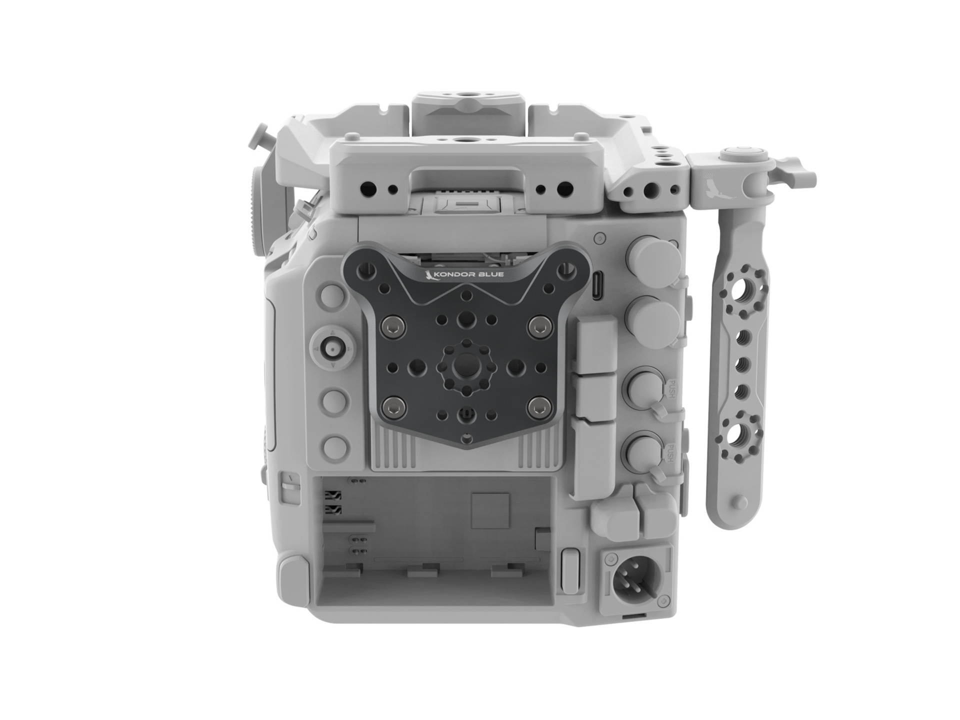 Kondor Blue Back Plate for Canon C400 (Raven Black)