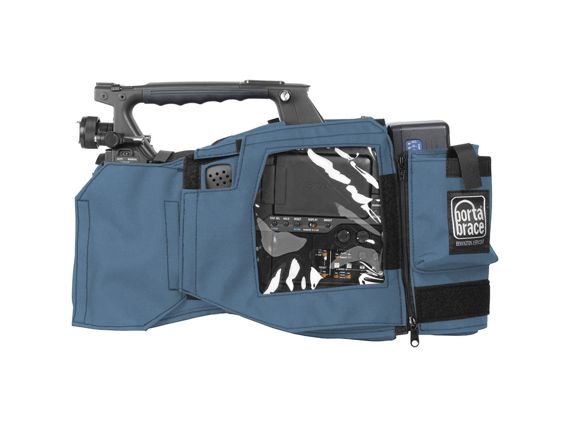 PortaBrace Shoulder Case for Sony PXW-Z750 (Blue)