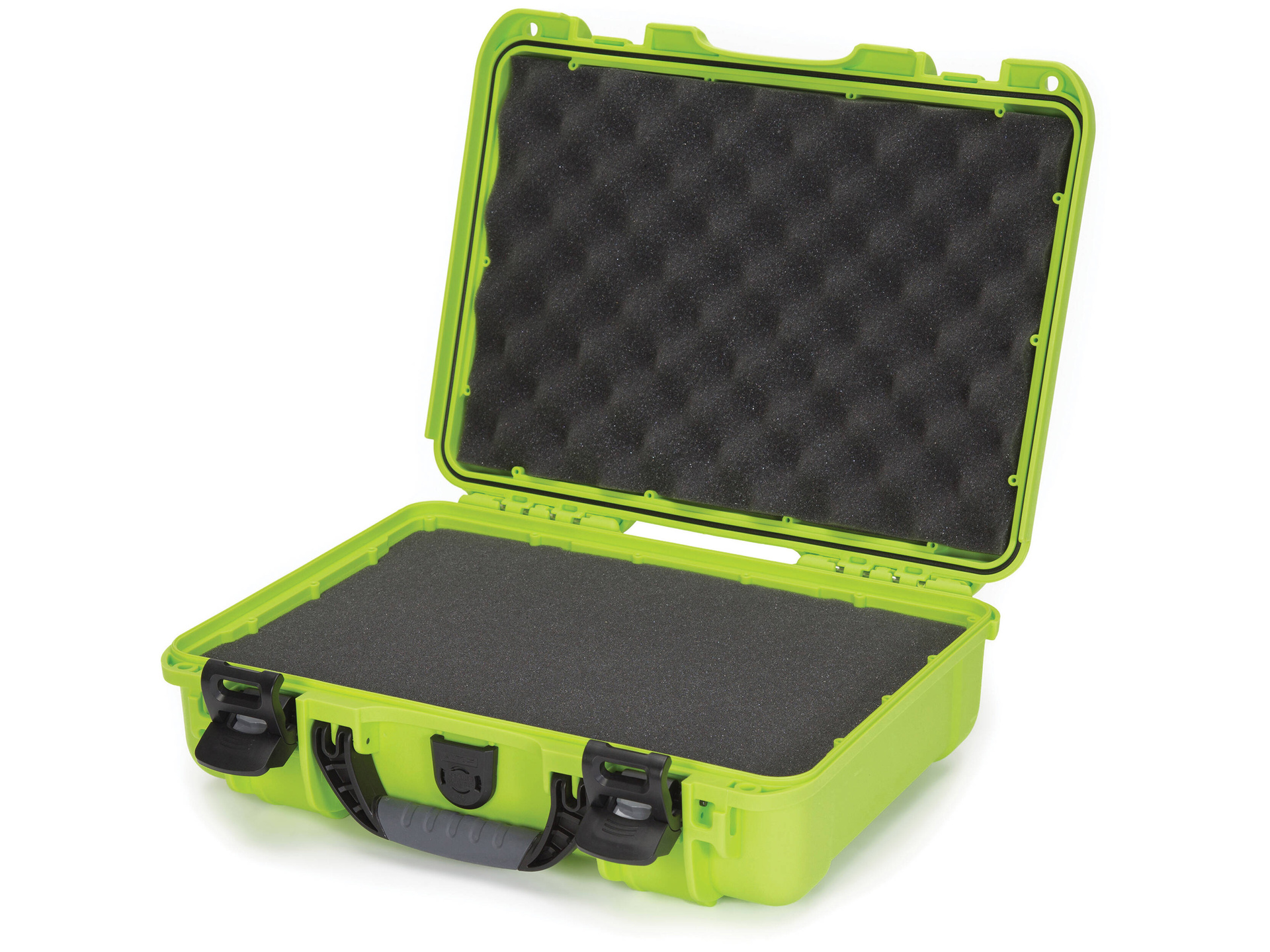 Nanuk 910 Medium Hard Case (Lime Green, With Foam, 8.2L)