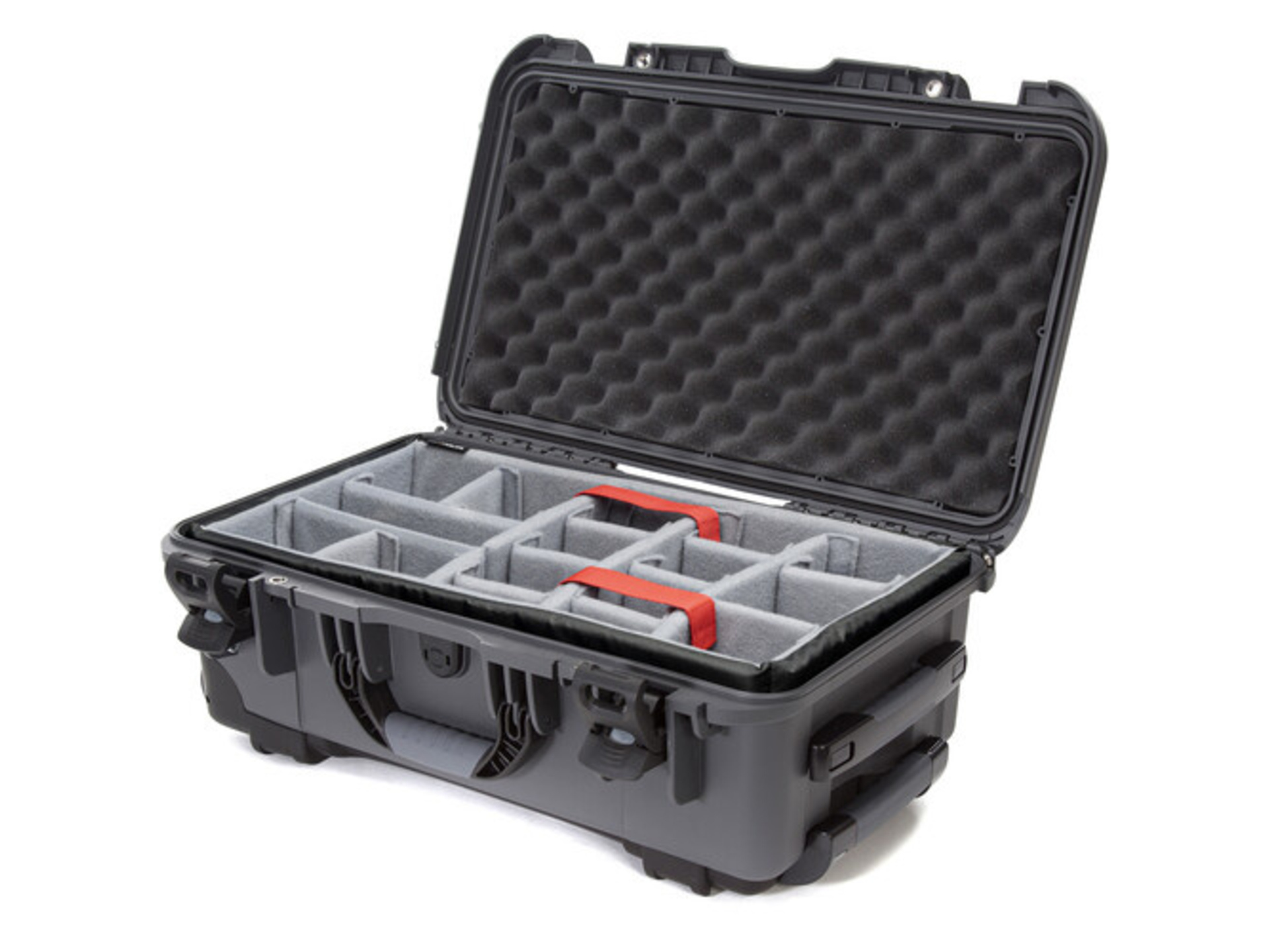 Nanuk 935 Wheeled Hard Case (Graphite, Padded Dividers, 28.5L)
