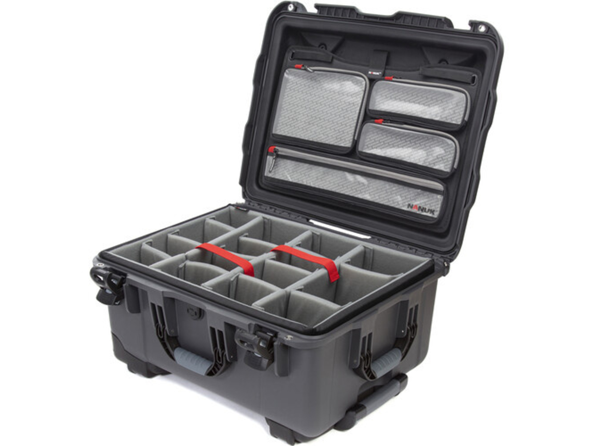 Nanuk 950 Wheeled Hard Camera Case Pro Photo Kit (Black, 51.9L)