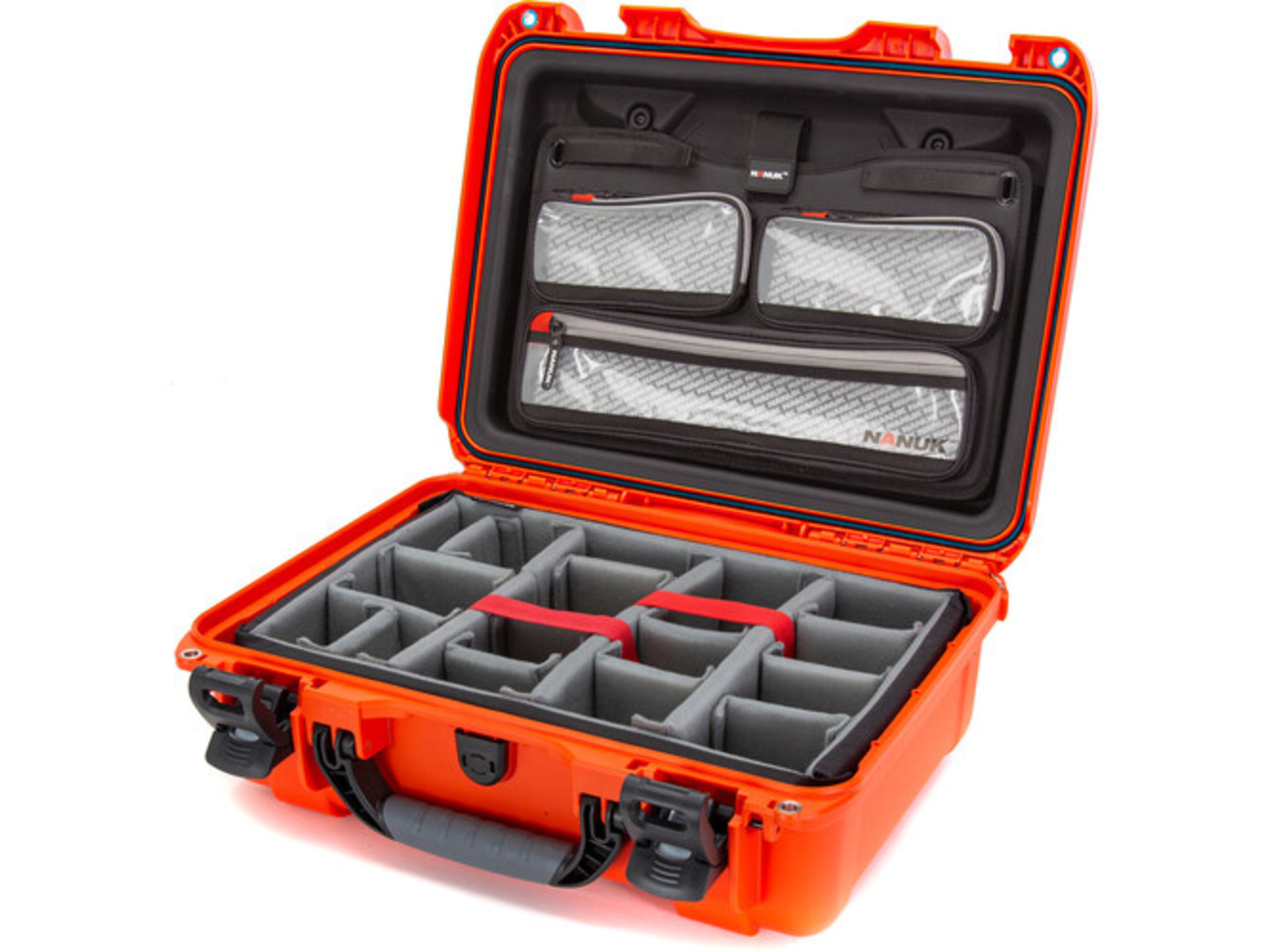 Nanuk 925 Medium Hard Case (Orange, Padded Dividers & Lid Organiser, 21.0L)