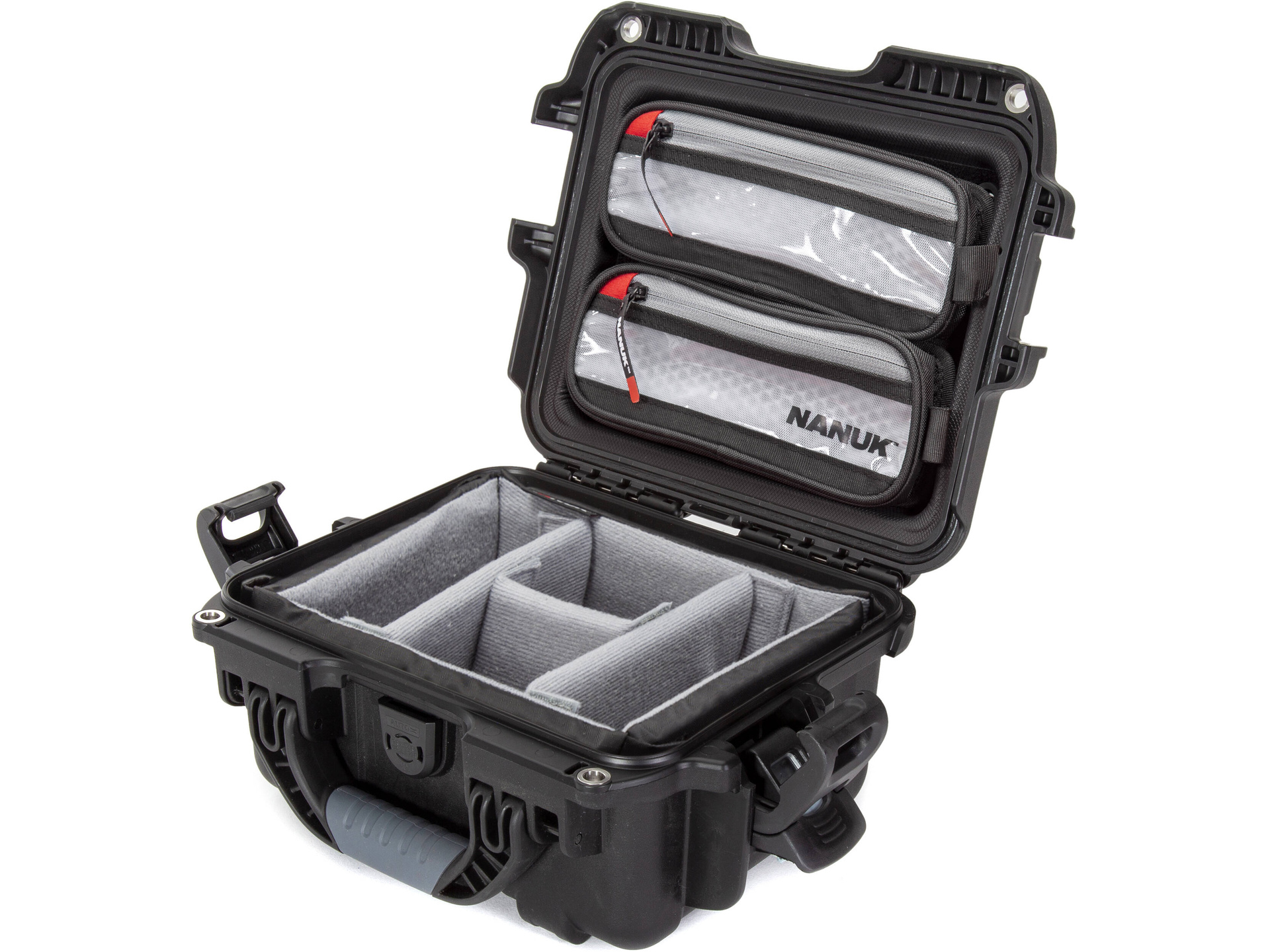 Nanuk 905 Hard Case (Black, Padded Dividers & Lid Organiser, 6.3L)