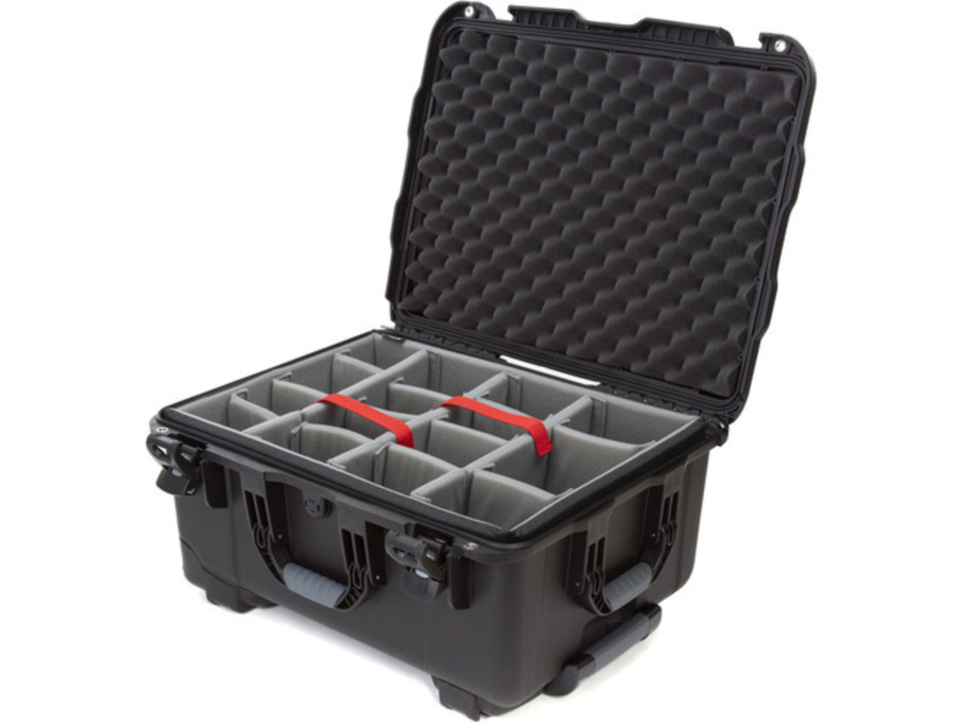 Nanuk 950 Wheeled Hard Case (Black, Padded Dividers, 51.9L)