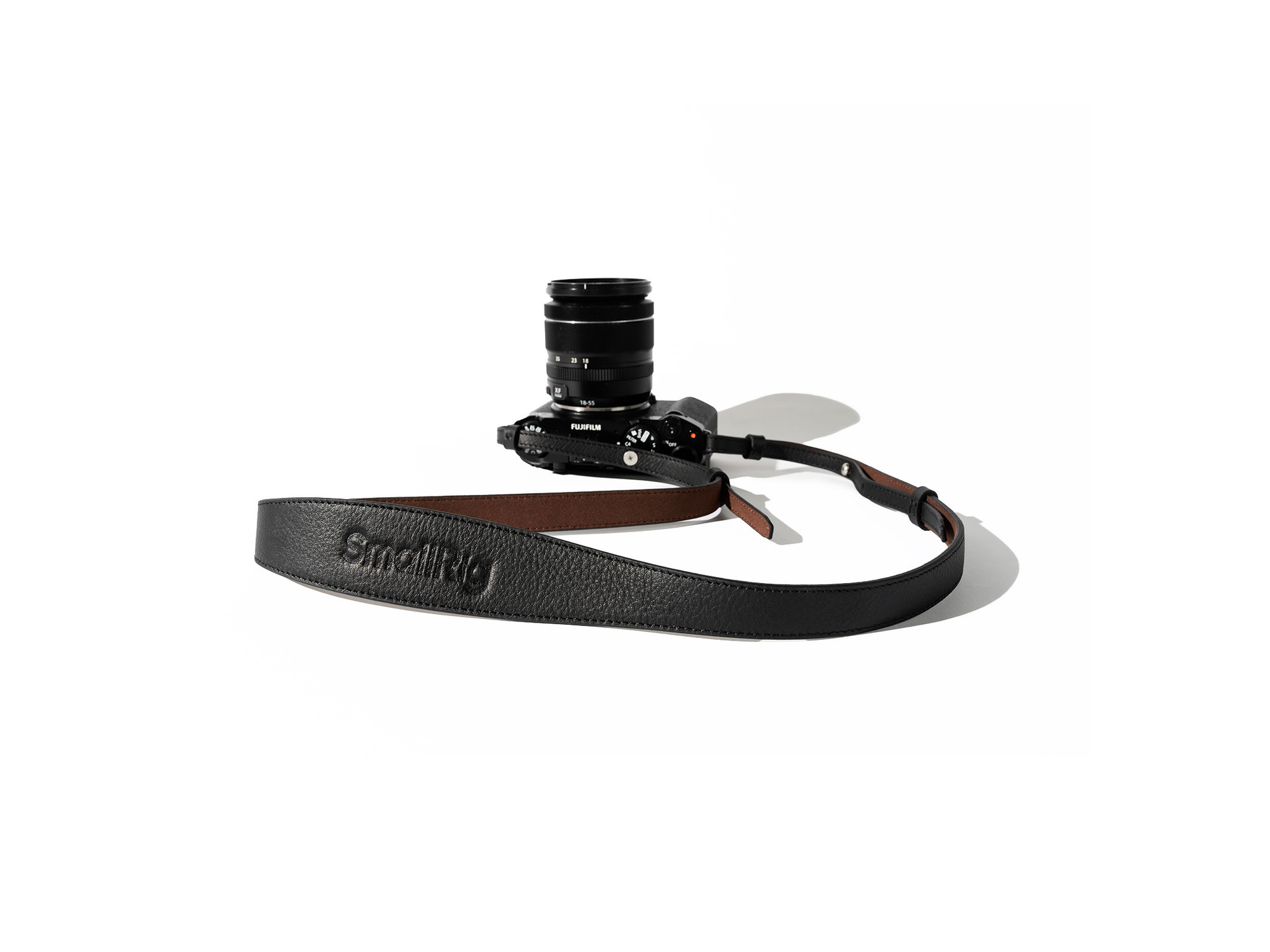 SmallRig 5208 Universal Leather Camera Shoulder Strap (Black)