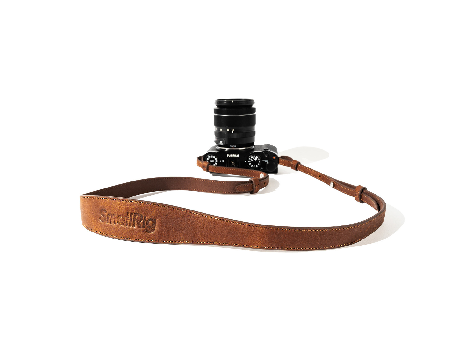 SmallRig 5209 Universal Leather Camera Shoulder Strap (Brown)