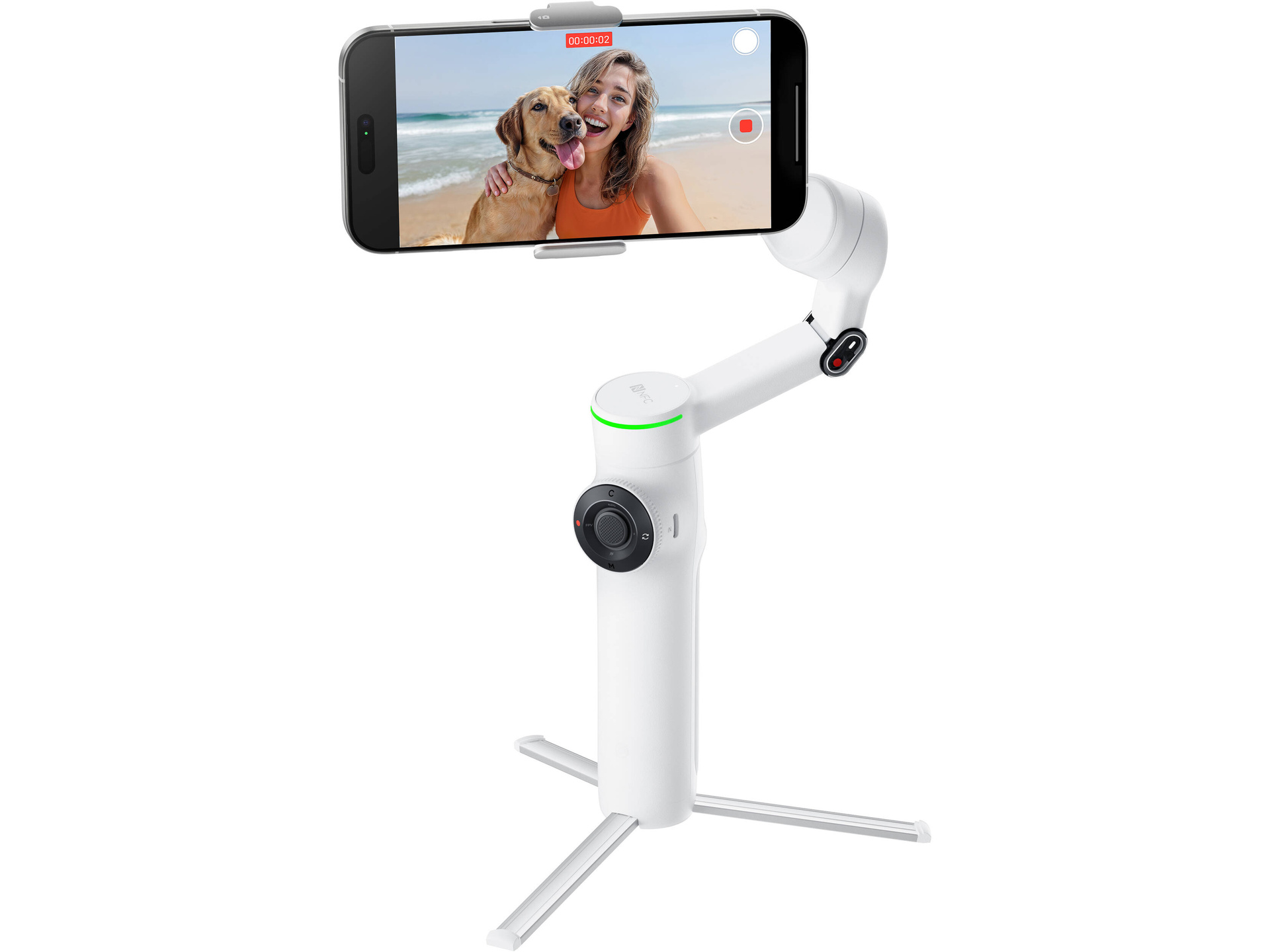 Insta360 Flow ホワイト Insta360 Flow 2 Pro Smartphone Gimbal Stabilizer (White) | NZ