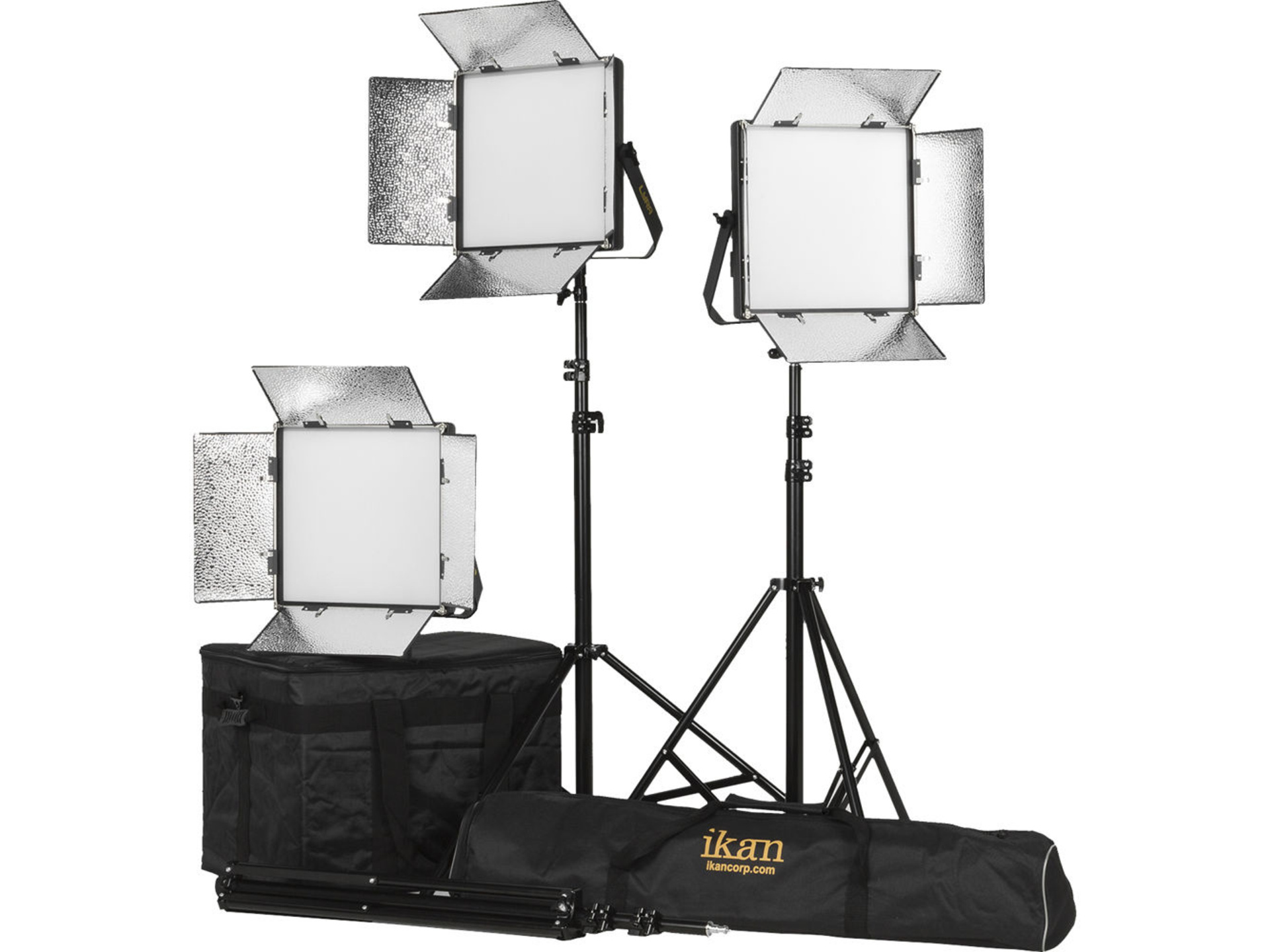 Ikan Lyra 1 x 1 Bi-Color 3-Point Soft Panel LED Light Kit