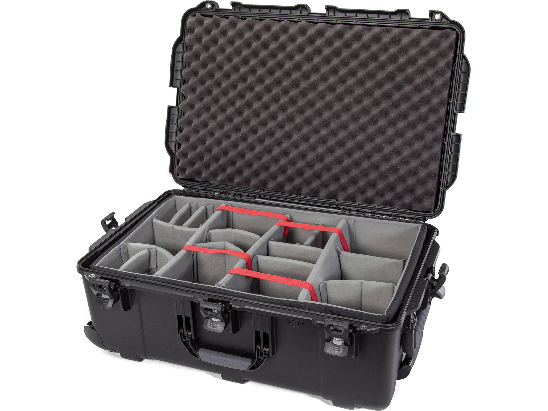 Nanuk 963 Wheeled Hard Case (Black, Padded Dividers)