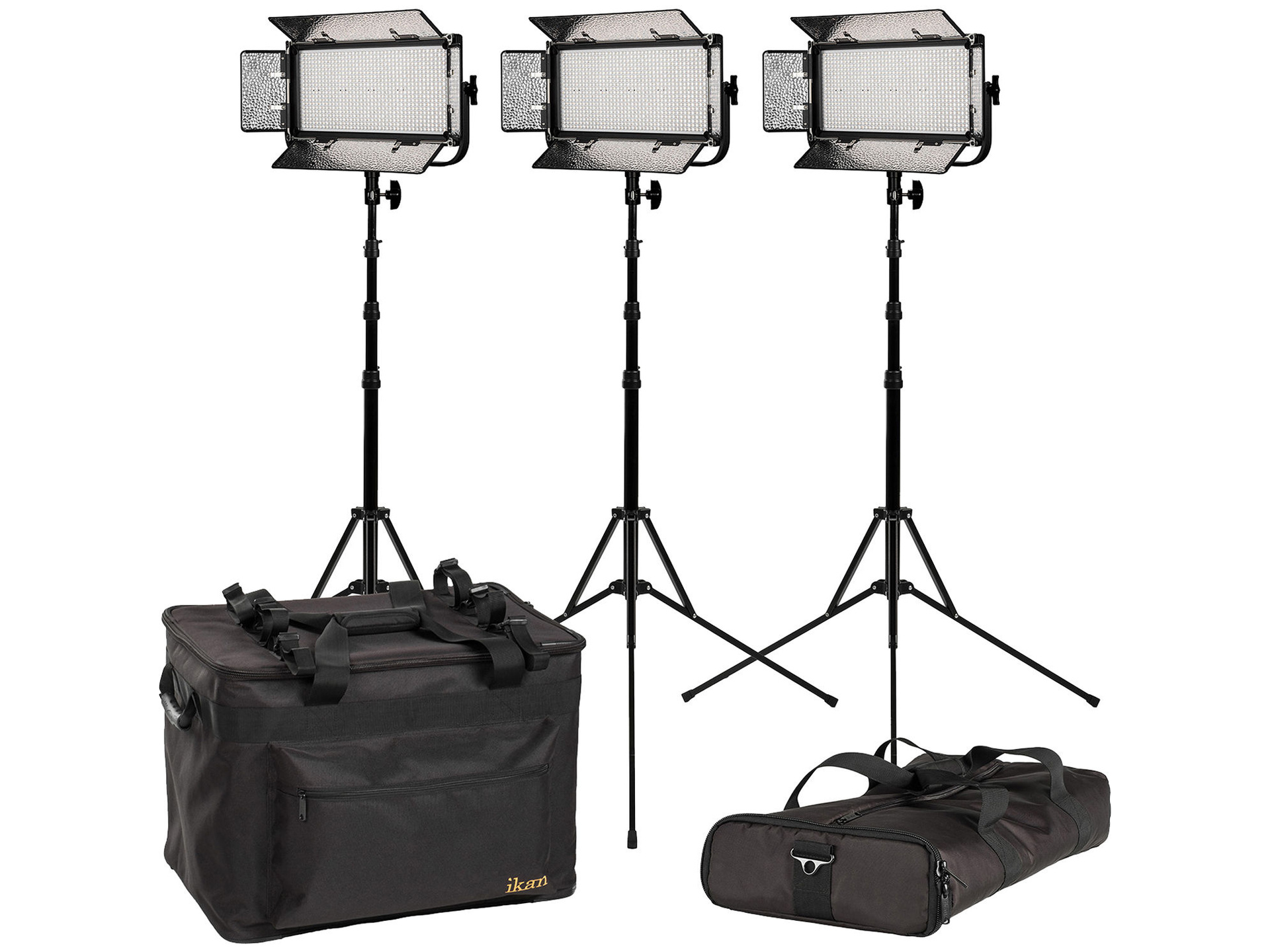 Ikan Mylo MB8 Half x 1 Bi-Color LED 3-Point Light Kit
