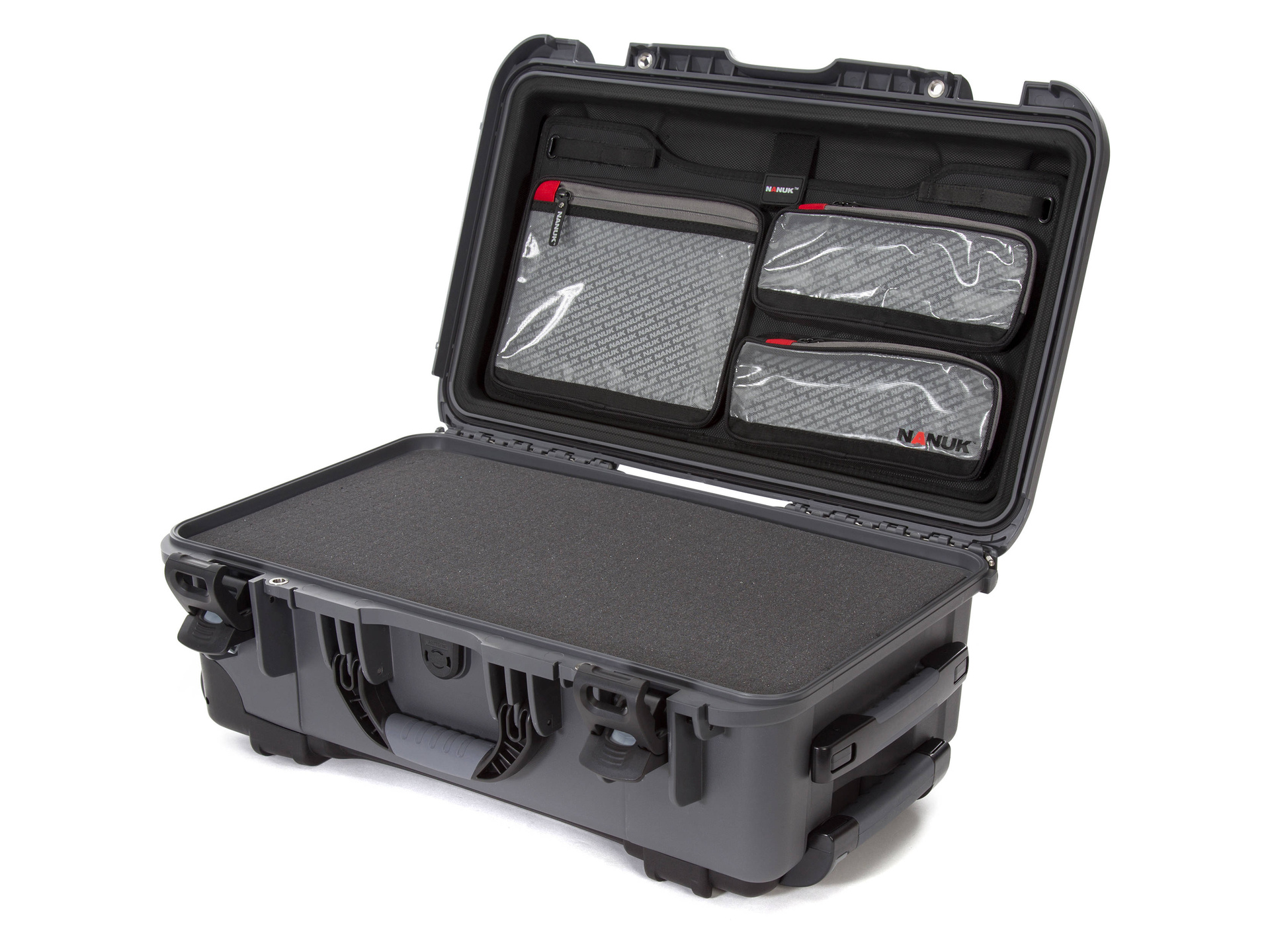 Nanuk 935 Wheeled Hard Case (Graphite, Foam & Lid Organiser, 28.5L)