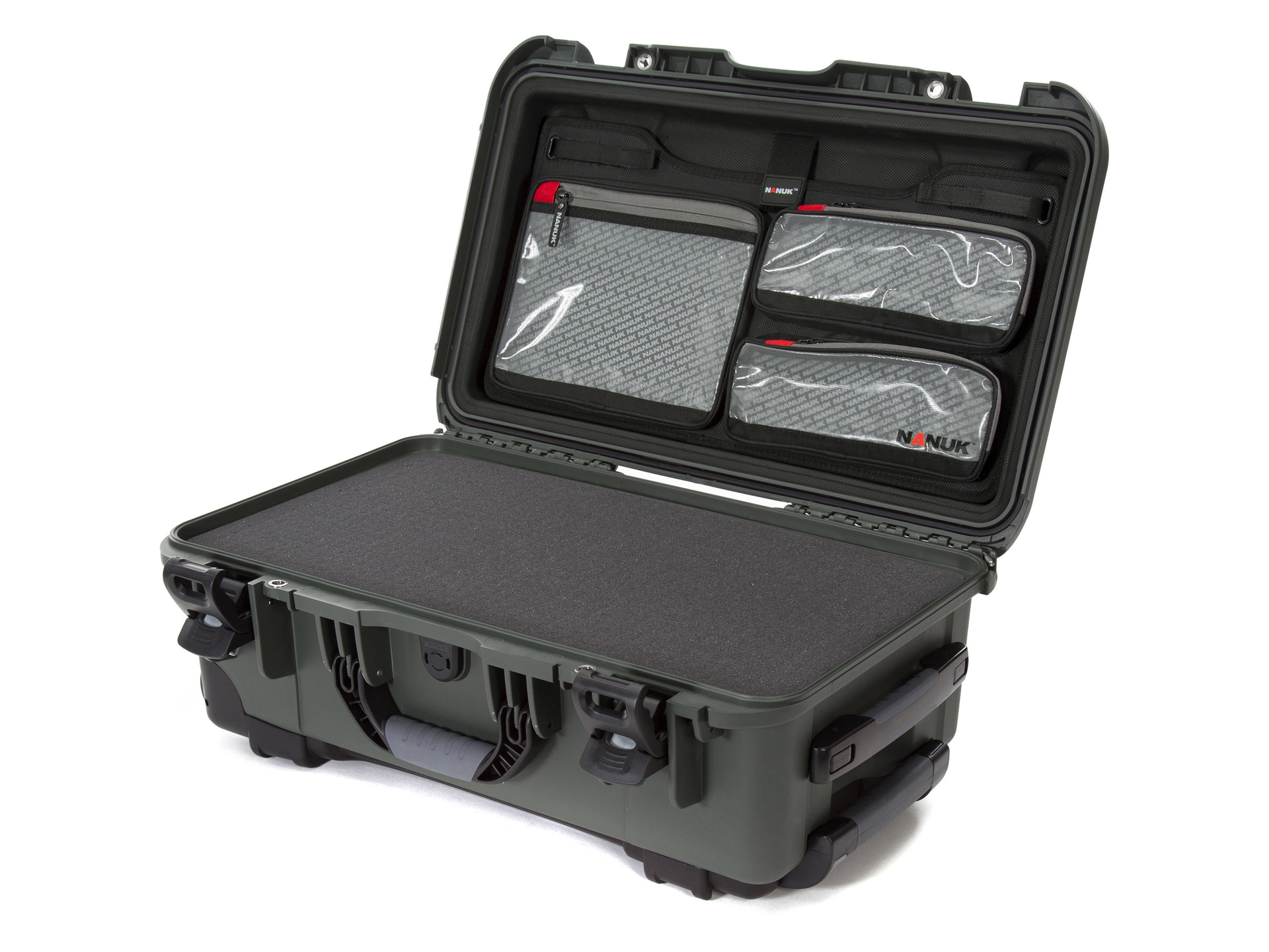 Nanuk 935 Wheeled Hard Case (Olive, Foam & Lid Organiser)
