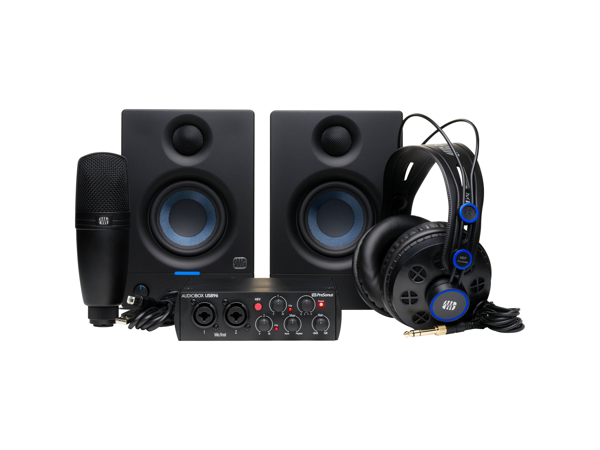 PreSonus AudioBox USB 96 Complete Recording Bundle