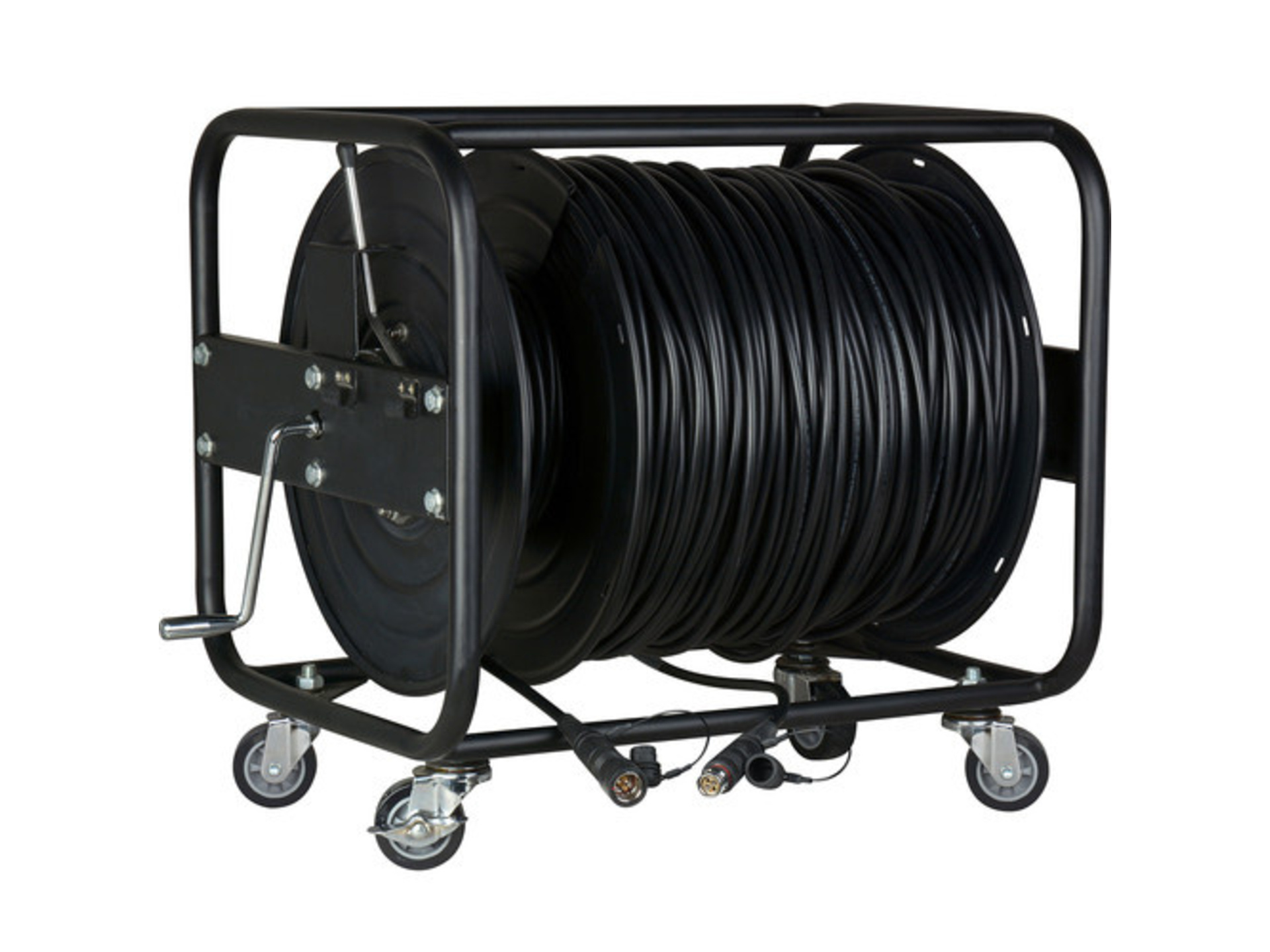 Camplex LEMO FUW-PUW-M Broadcast SMPTE 304M Fiber Cable on JackReel XL1 (328')