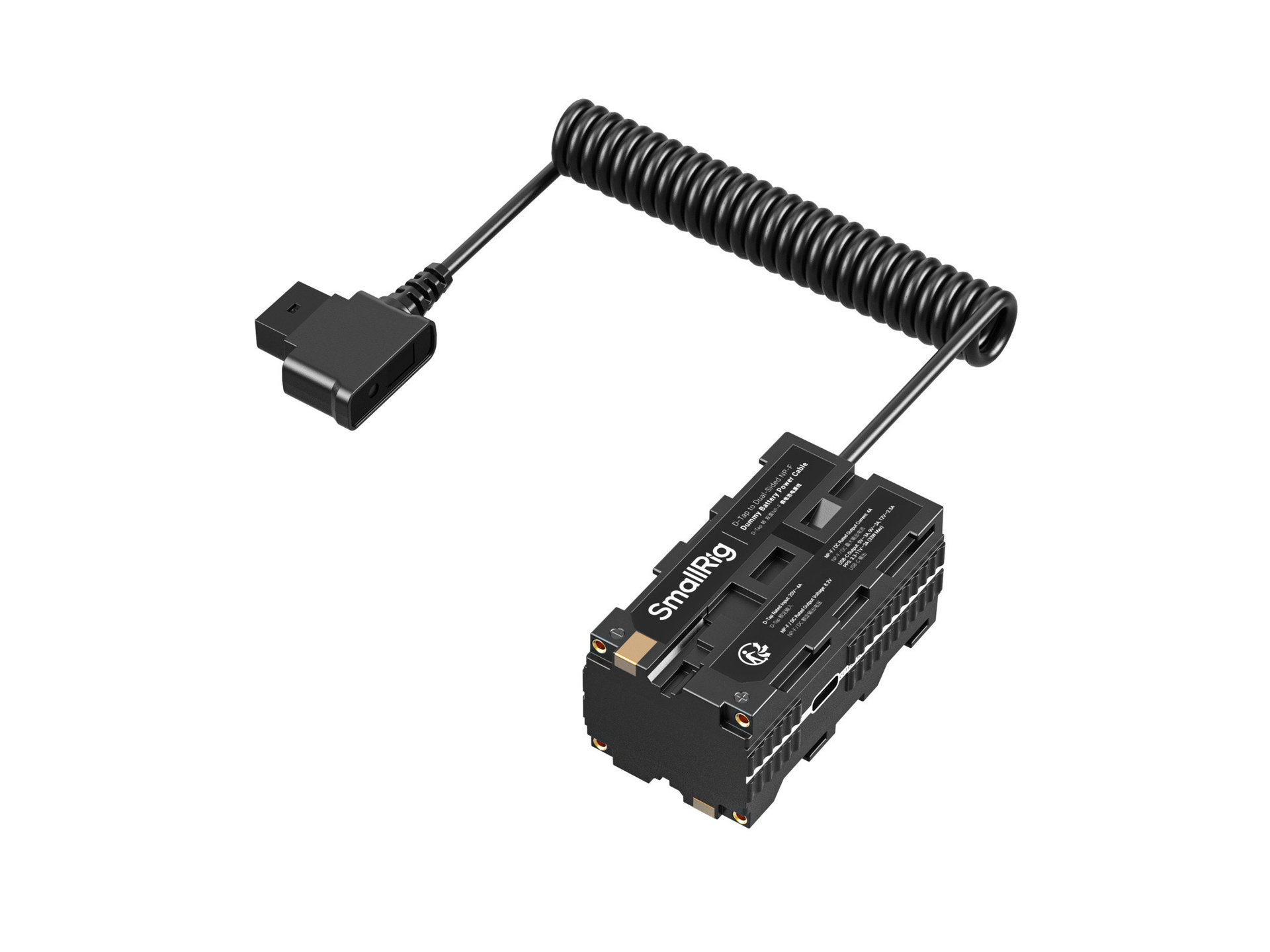 SmallRig 4884 D-Tap to Dual-Sided NP-F Dummy Battery Power Cable