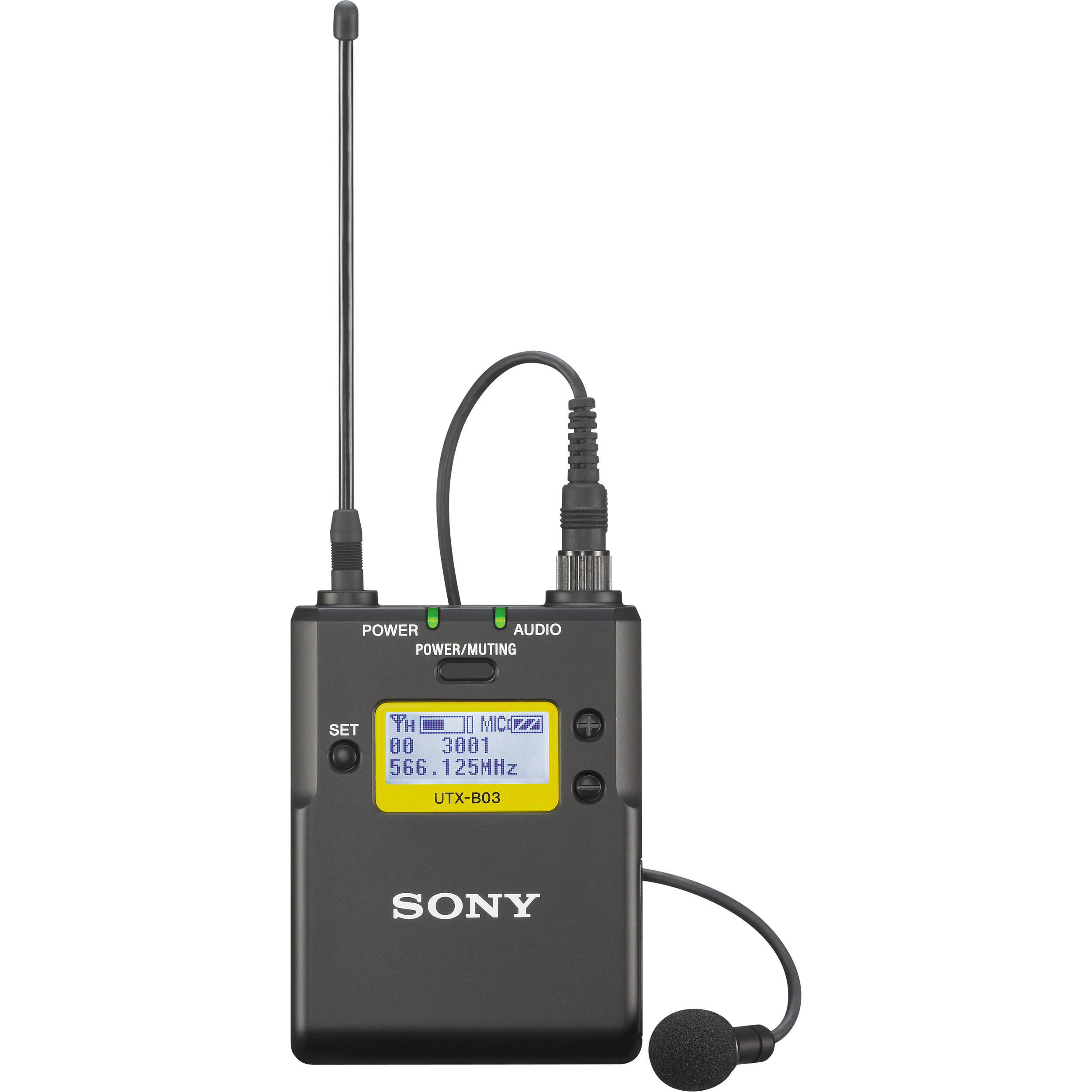 Sony UTX-B03CE42 Bodypack transmitter UWP-D Series