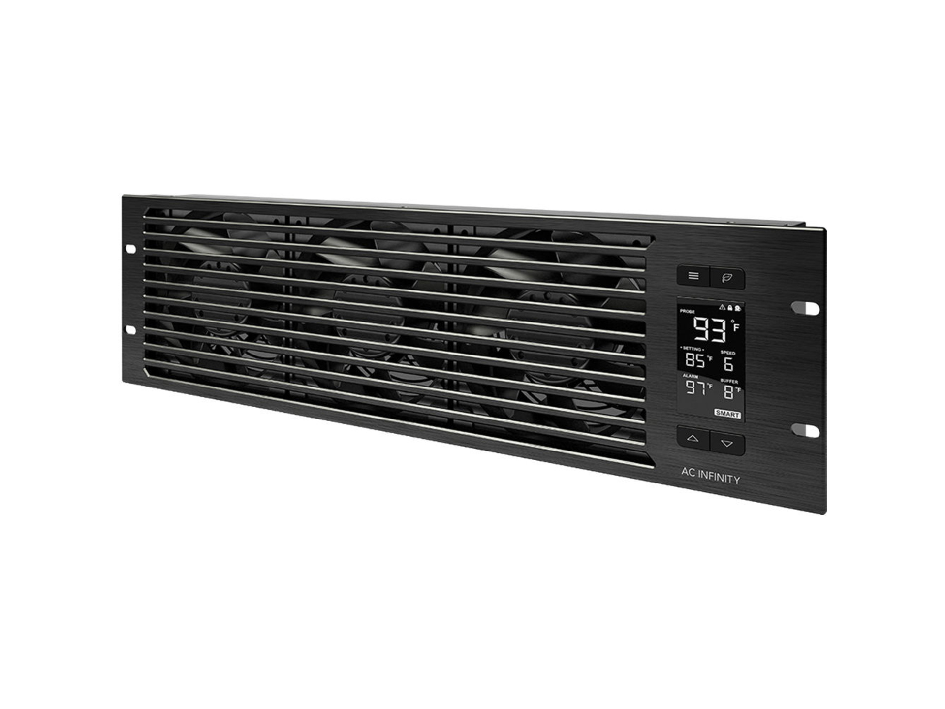 AC Infinity CLOUDPLATE T9 PRO 3-Fan Rack Cooling System (3 RU, Intake)
