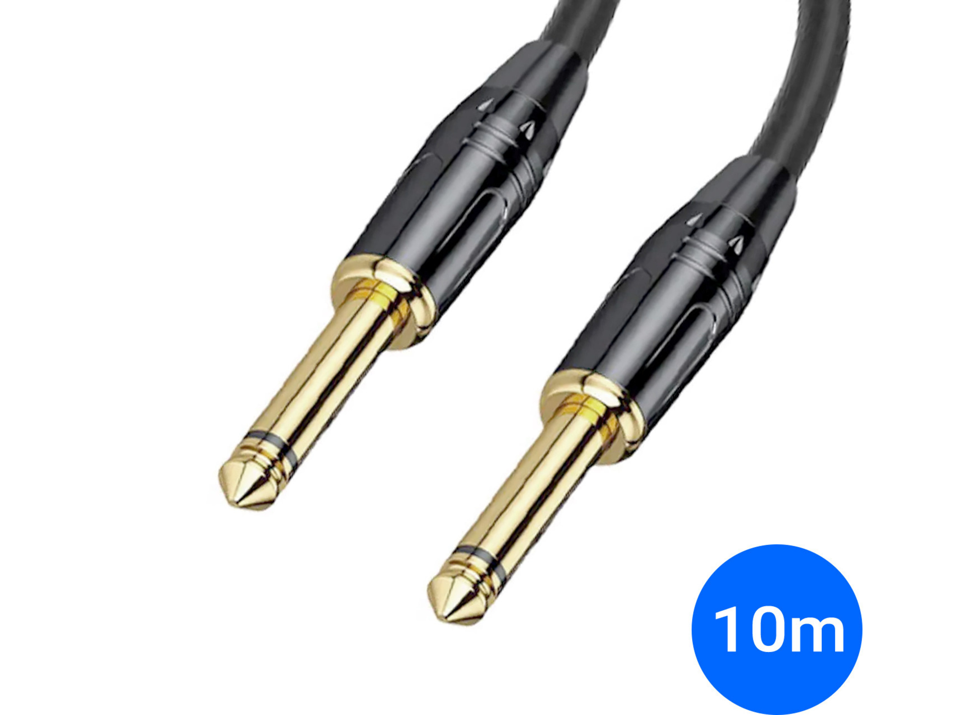 Titan 1/4" TS Male to Male Guitar/Instrument Cable (10m)