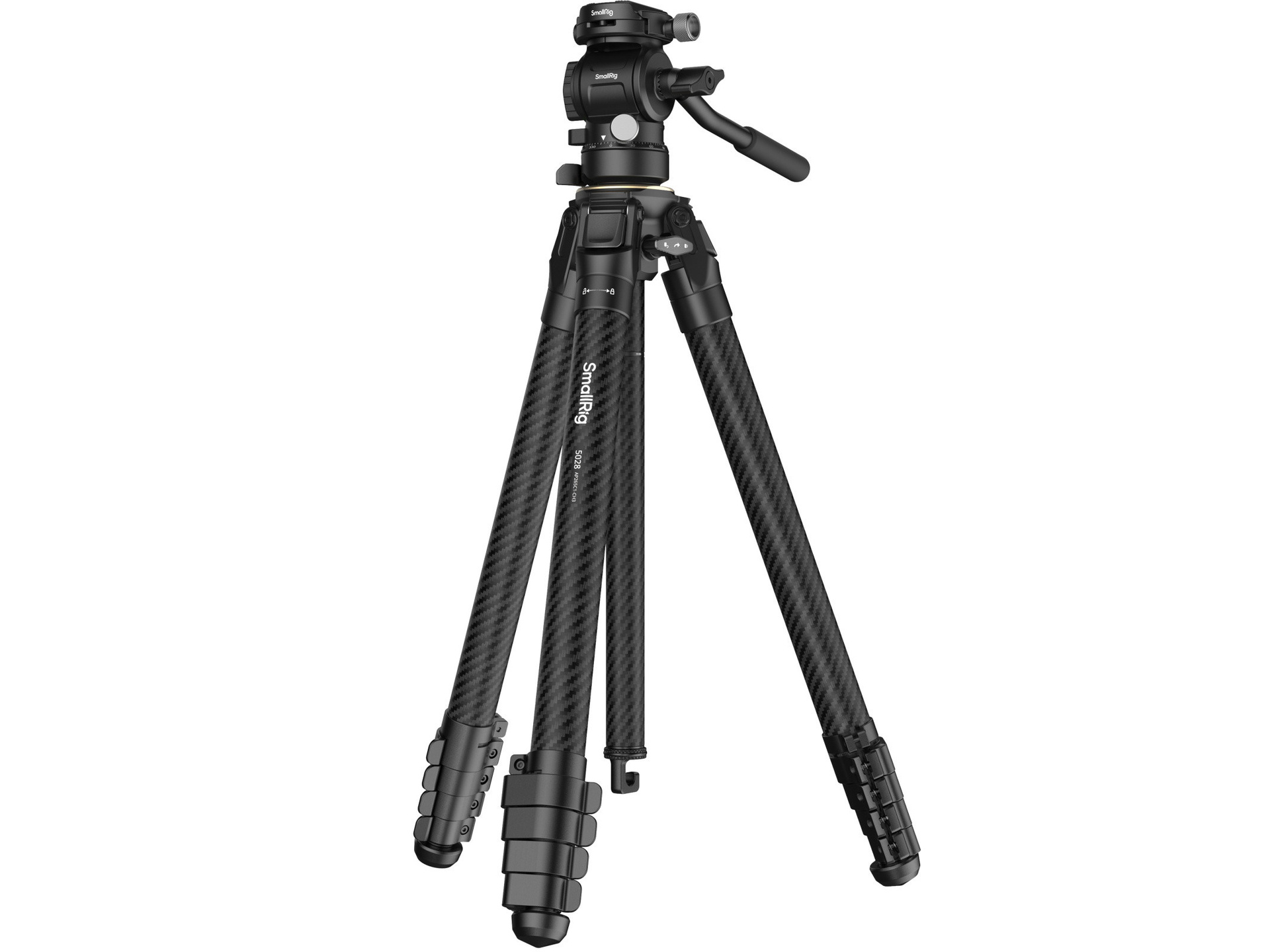 SmallRig 5028 Portable Carbon Fibre Travel Tripod Kit