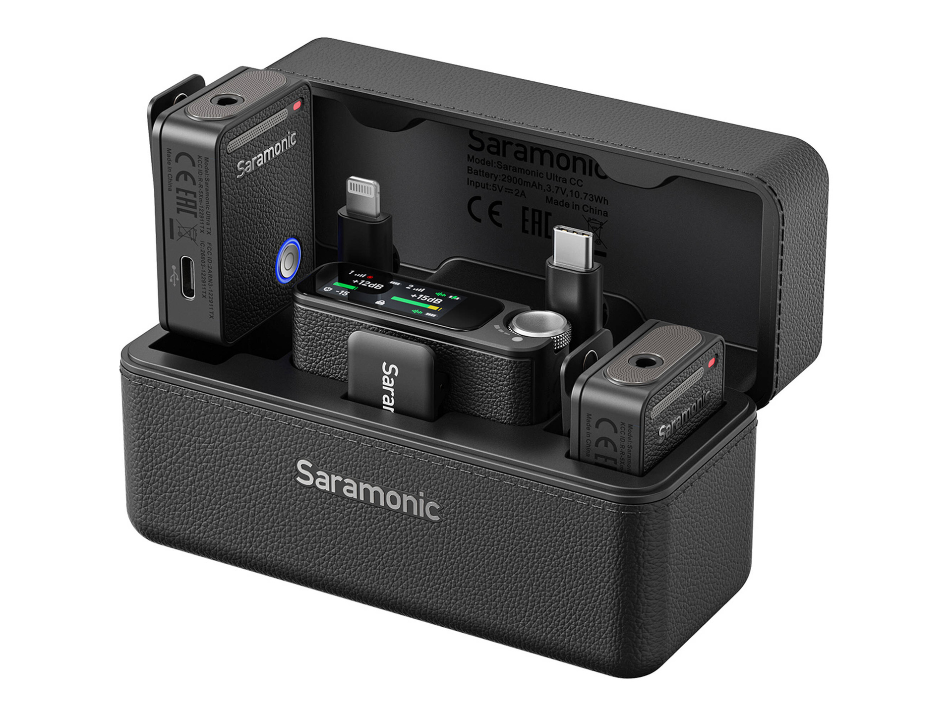 Saramonic Ultra 2-Person Digital Wireless Omnidirectional Lavalier Microphone System (Black)