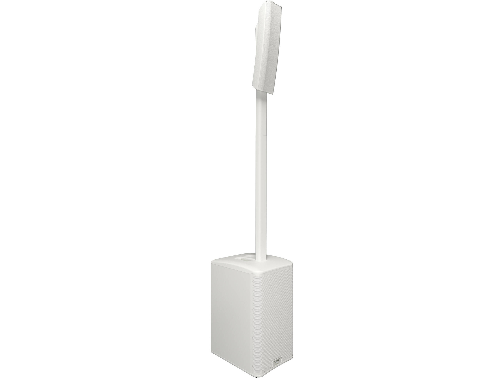 QSC KC12 Active 12" 3-Way Column Loudspeaker System with Bluetooth (White)