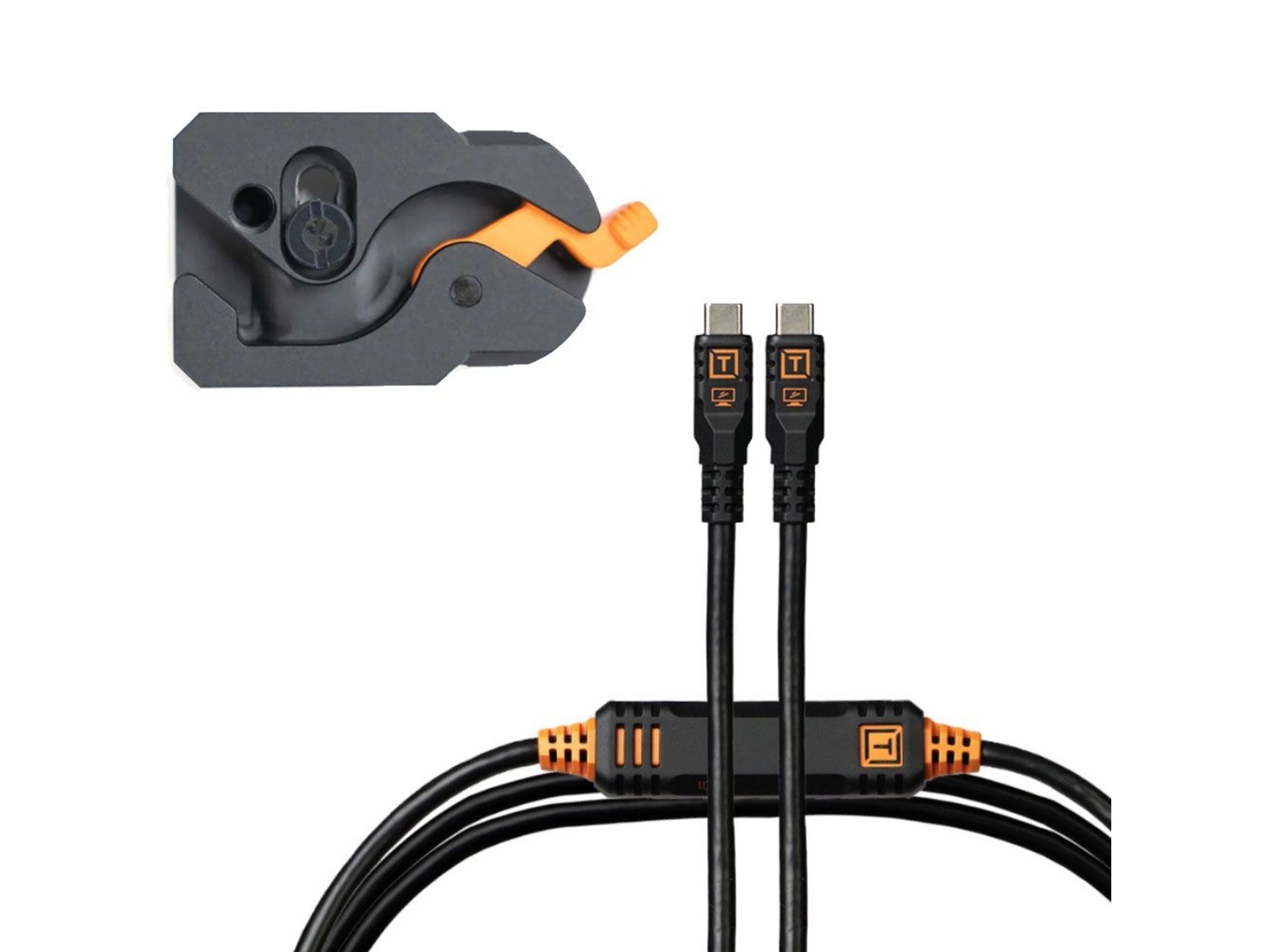 Tether Tools TetherPro Optima 10G Straight LeverLock and Cable Kit (4.6m, Black)