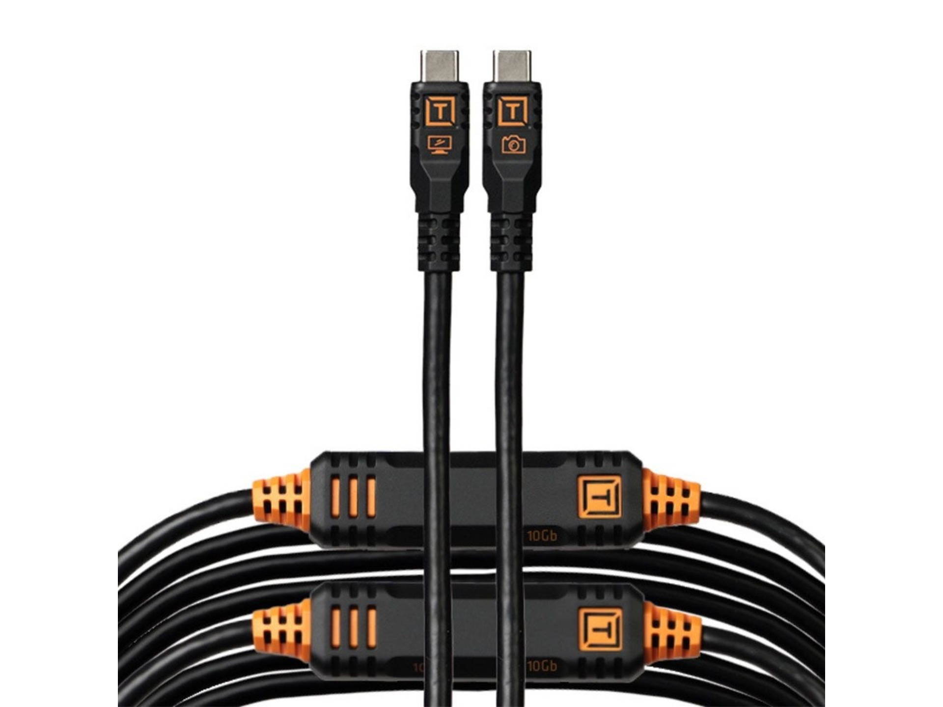 Tether Tools TetherPro Optima 10G USB-C Straight Cable (9.4m, Black)