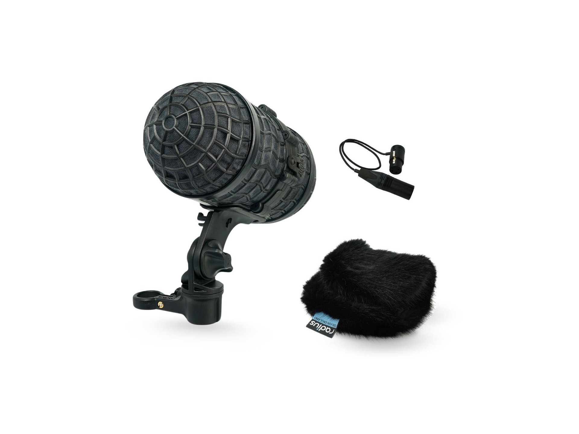 Radius Mini-ALTO 115 & RAD-2 Kit with 3-Pin XLR Cable (Black)