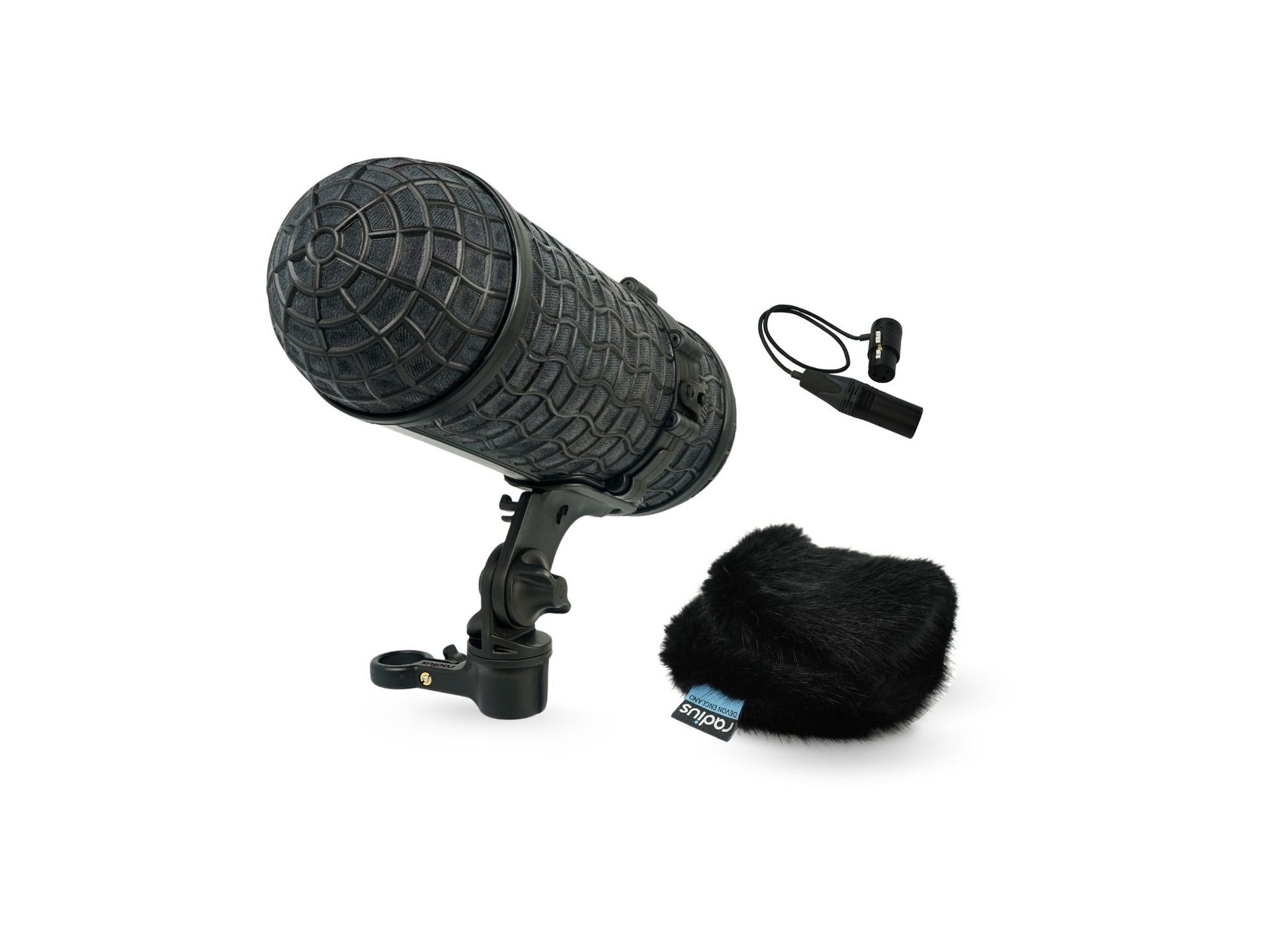 Radius Mini-ALTO 180 & RAD-2 Kit with 3-Pin XLR Cable (Black)