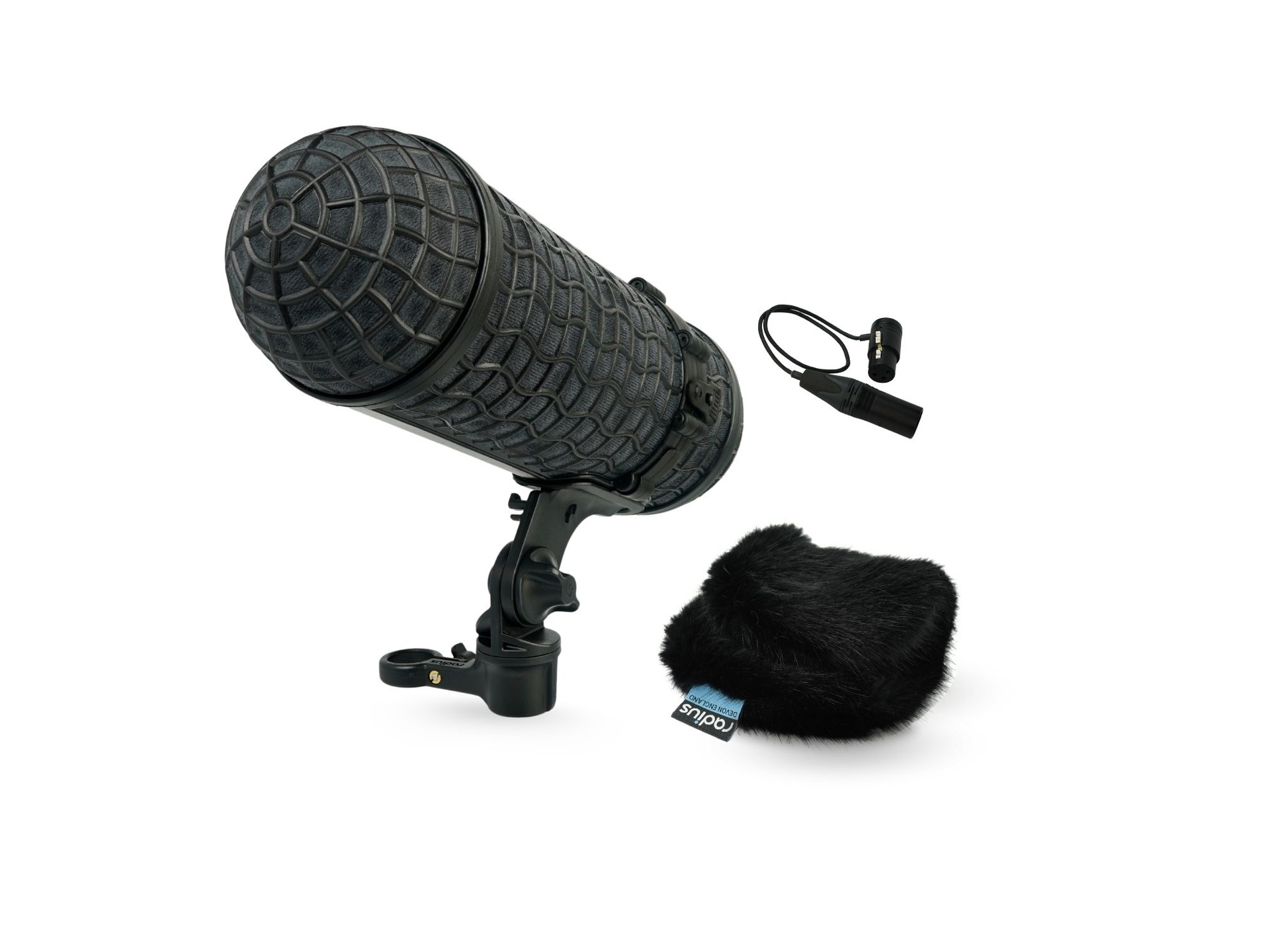 Radius Mini-ALTO 210 & RAD-2 Kit with 3-Pin XLR Cable (Black)