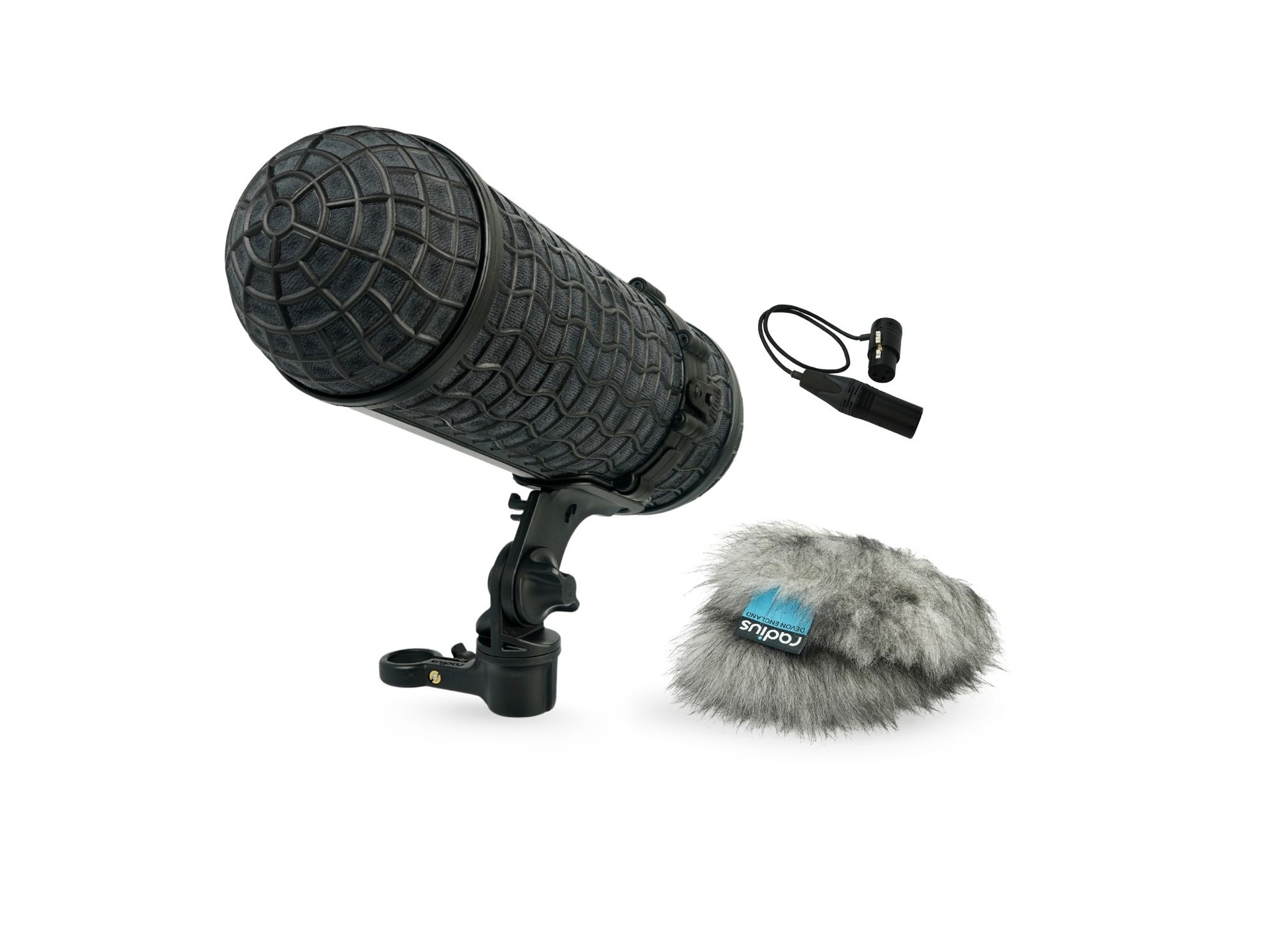 Radius Mini-ALTO 210 & RAD-2 Kit with 3-Pin XLR Cable (Grey)