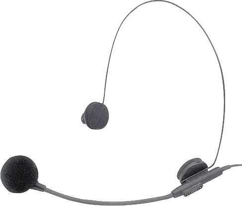 Azden HS-11H Uni-directional headset mic with Hirose connector