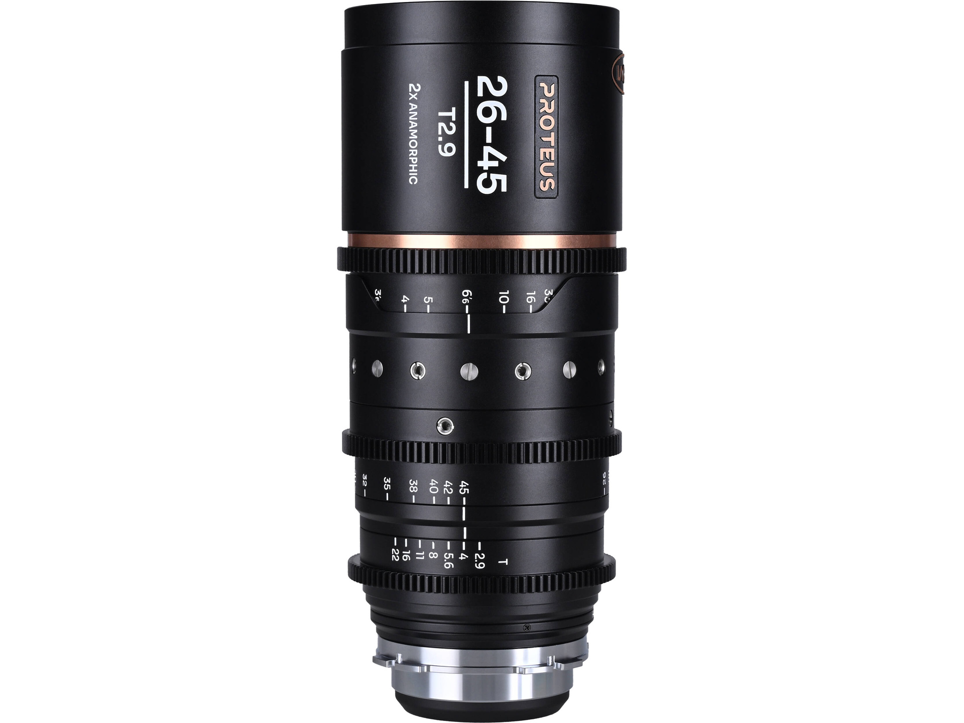 Laowa Proteus 26-45mm T2.9 2x S35 Anamorphic Zoom (ARRI PL, Feet, Amber Flare)