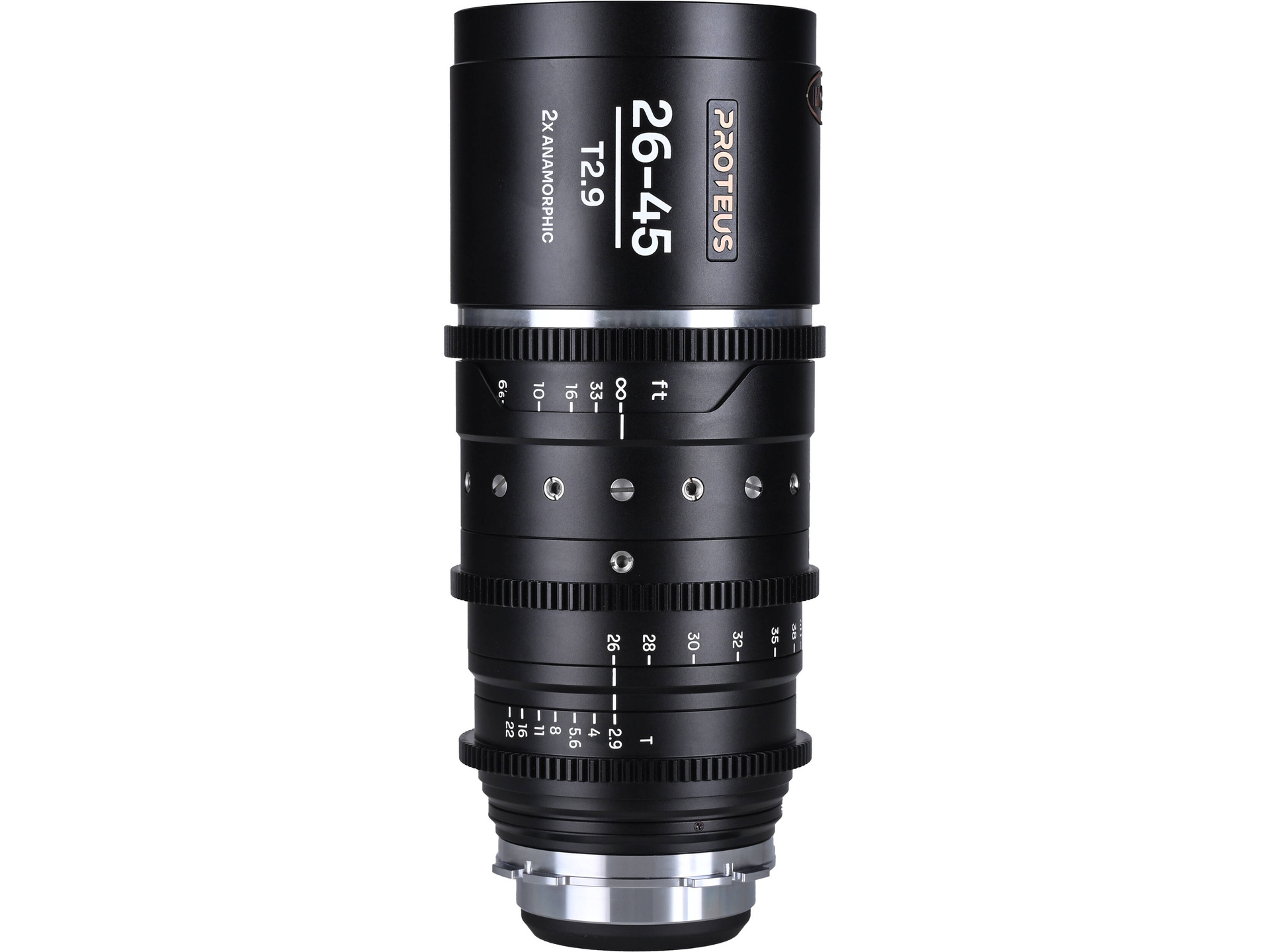 Laowa Proteus 26-45mm T2.9 2x S35 Anamorphic Zoom (ARRI PL, Feet, Silver Flare)