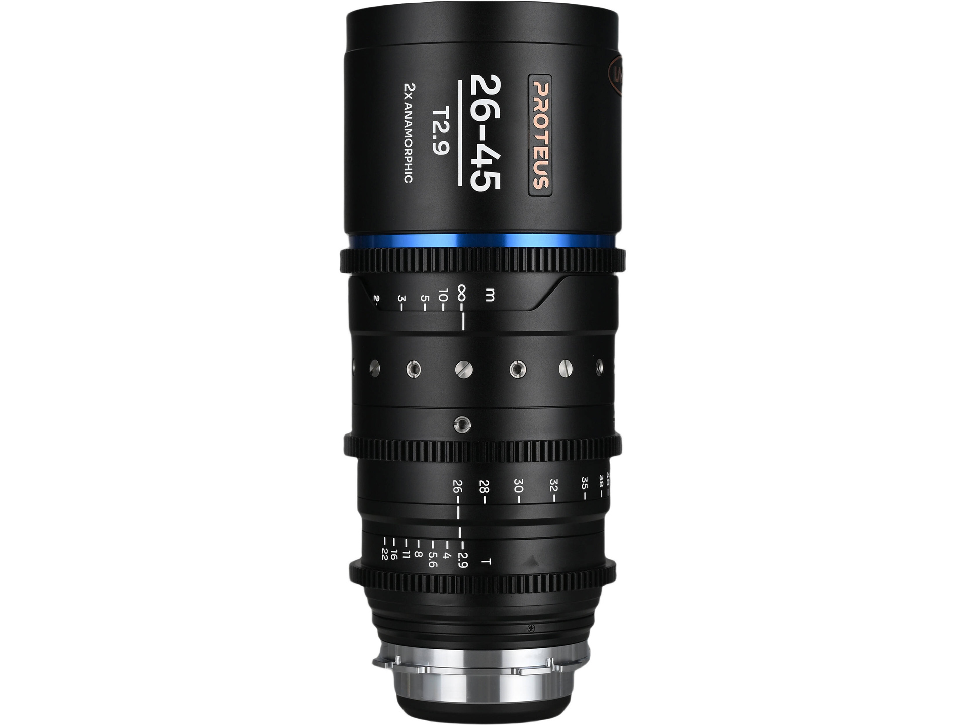 Laowa Proteus 26-45mm T2.9 2x S35 Anamorphic Zoom (ARRI PL, Meters, Blue Flare)