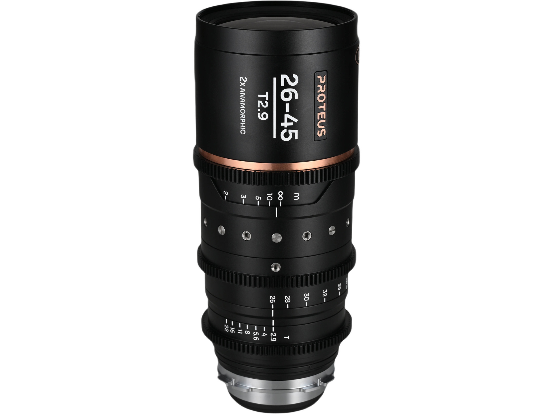 Laowa Proteus 26-45mm T2.9 2x S35 Anamorphic Zoom (ARRI PL, Meters, Amber Flare)