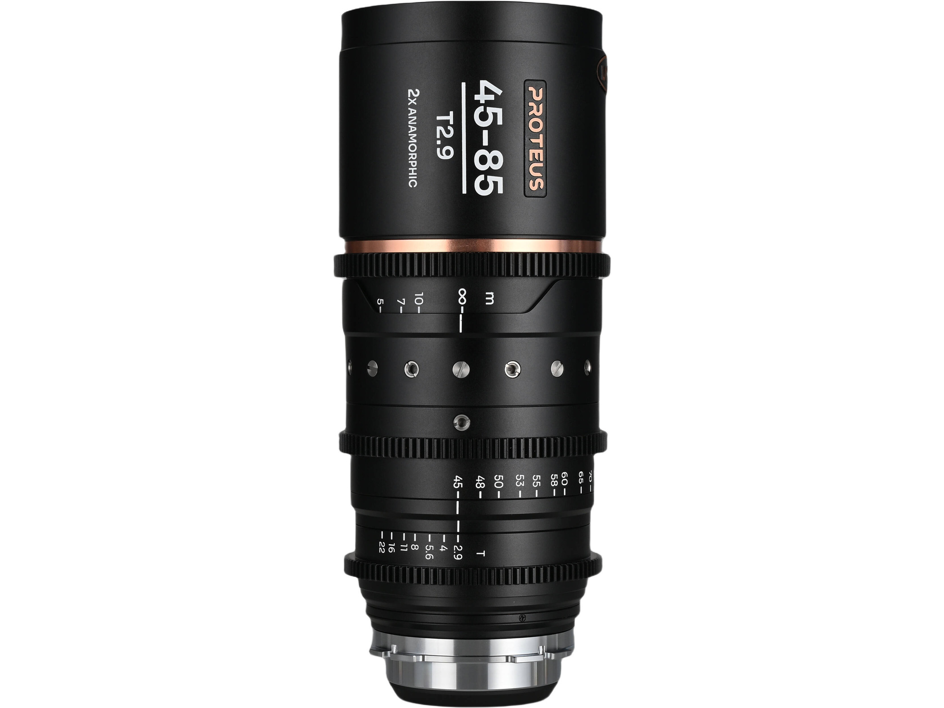 Laowa Proteus 45-85mm T2.9 2x S35 Anamorphic Zoom (ARRI PL, Meters, Amber Flare)