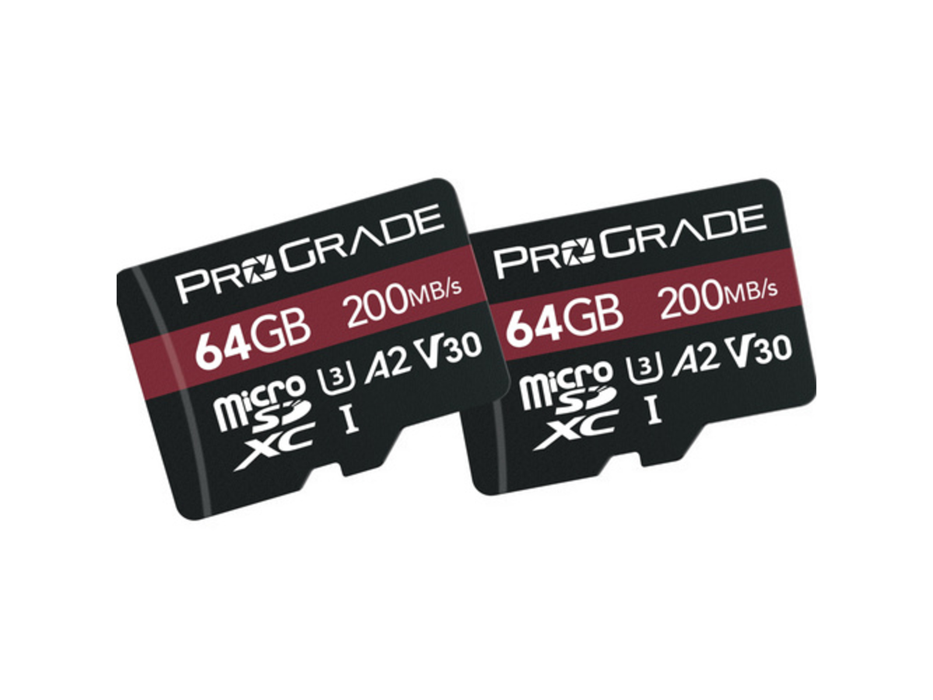 ProGrade Digital Strontium 64GB microSDXC UHS-I V30 Memory Card (2-Pack)